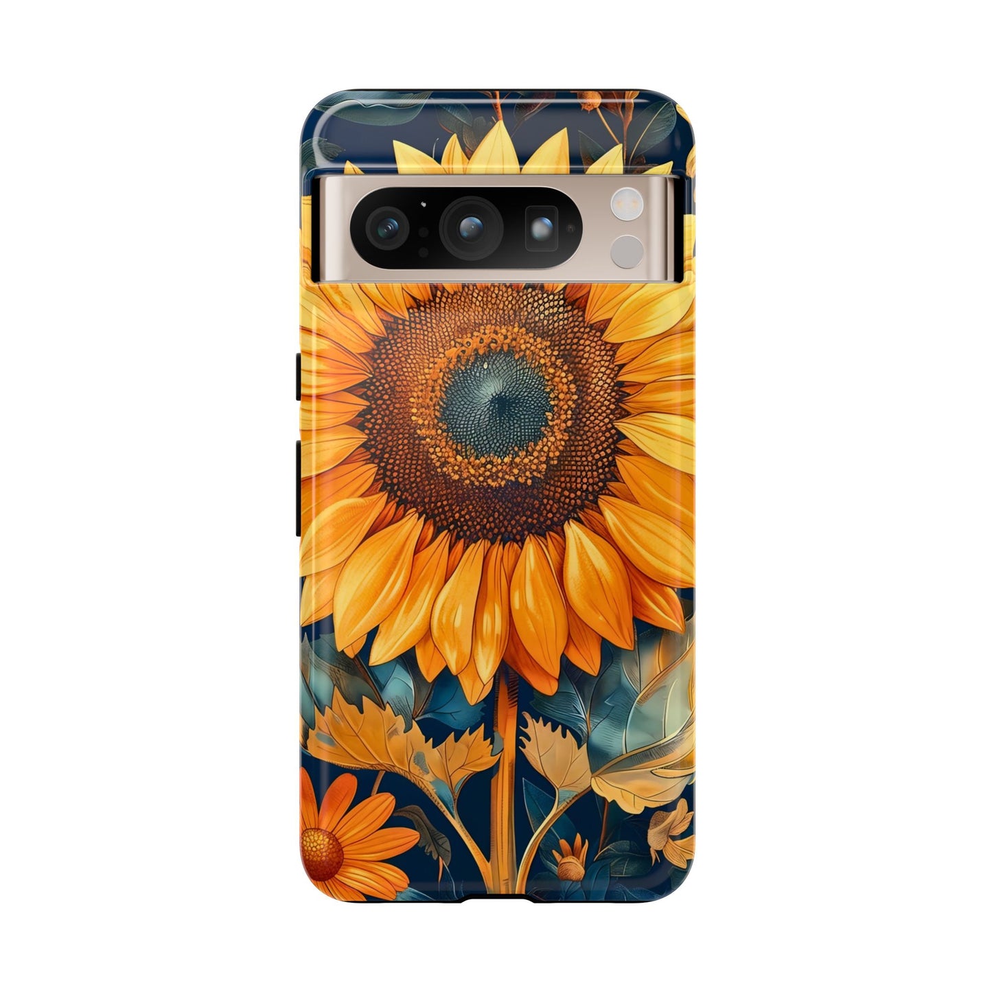 Sunflower Phone Case - Floral Design for Nature Lovers, Cute Spring Accessory, Gift for Her, Eco-Friendly Cover
