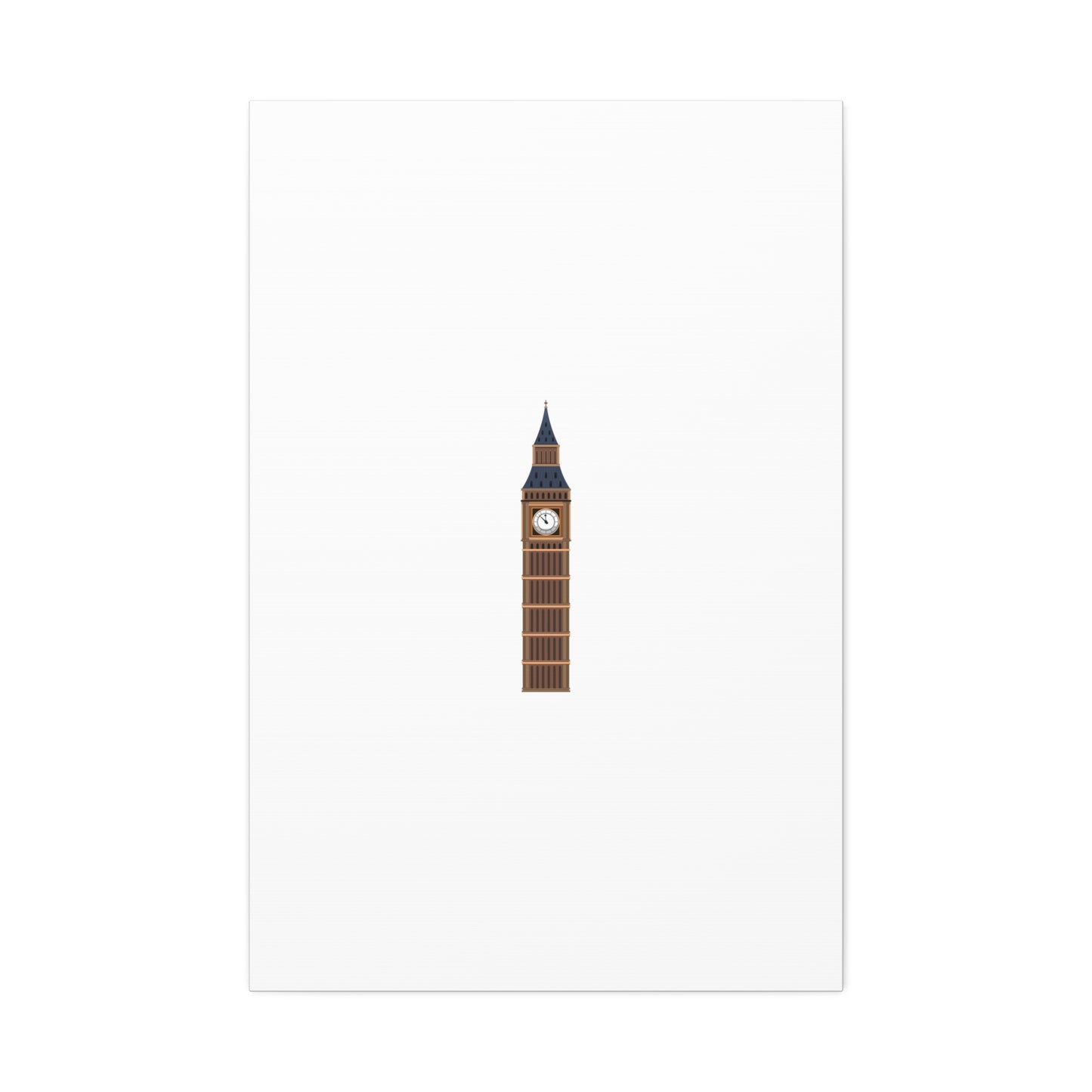 Big Ben Canvas Wall Art, Modern Home Decor, London Decor, Gift for Travel Lovers, Office Wall Art, Minimalist Art Print