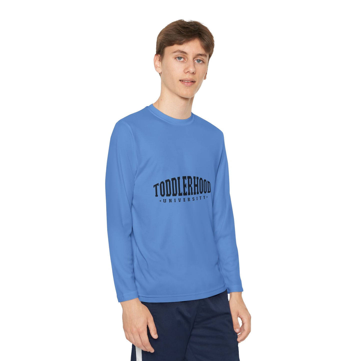 Toddlerhood University Youth Long Sleeve Tee - Fun & Playful Kids Apparel