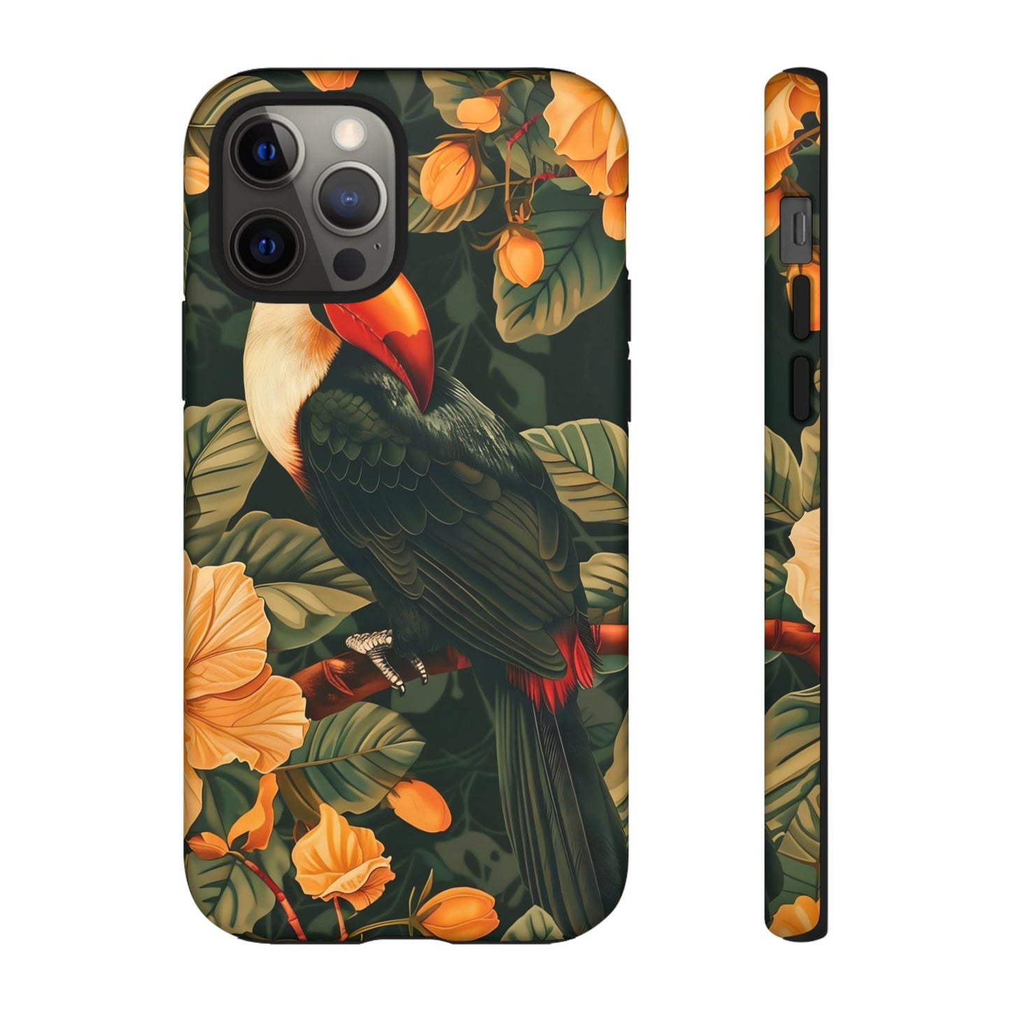 Tropical Toucan Phone Case, Exotic Bird Cover, Nature Lover Gift, Eco-Friendly Design, Customizable Tech Accessory