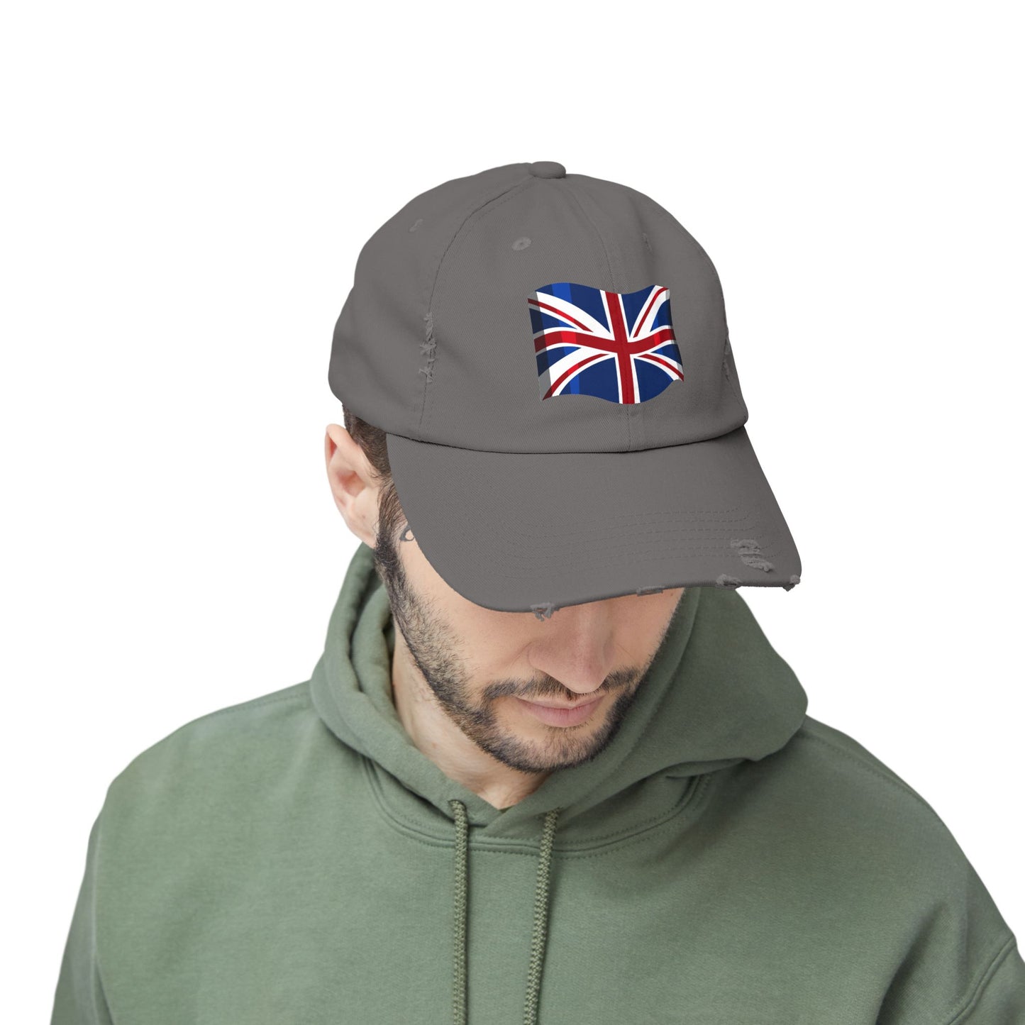 Vintage UK Flag Distressed Cap | Unisex Accessories, Casual Style, Gift for Him & Her, Summer Hat, Festival Wear