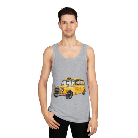 Unisex Softstyle™ Tank Top - Classy Vintage Car