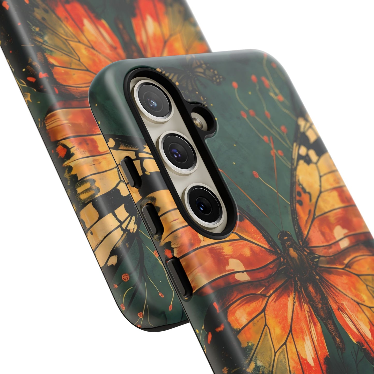 Butterfly Phone Case – Tough Cases for Nature Lovers, Floral Design, Butterfly Art, Unique Gift, Eco-Friendly Protection