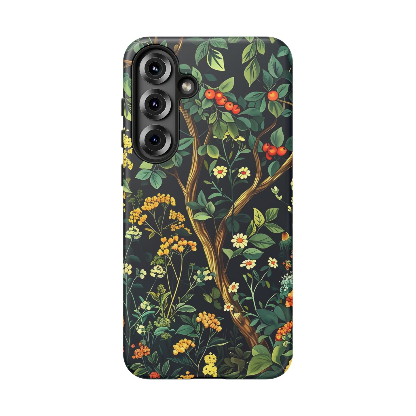 Floral iPhone Case, Nature Inspired Tough Case, Botanical Phone Cover, Eco-Friendly Gift, Unique Floral Design