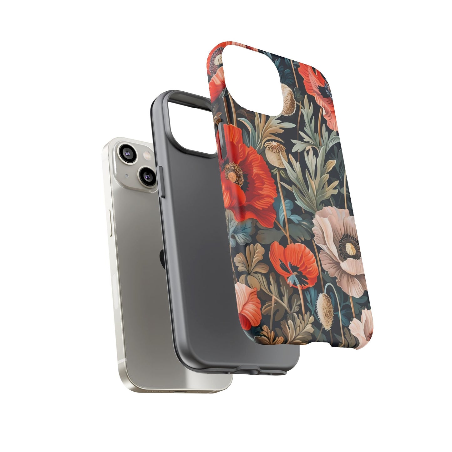 Floral Phone Case - Tough Cases, Flower Design, Chic Tech Accessories, Stylish Gifts, Unique Phone Protectors