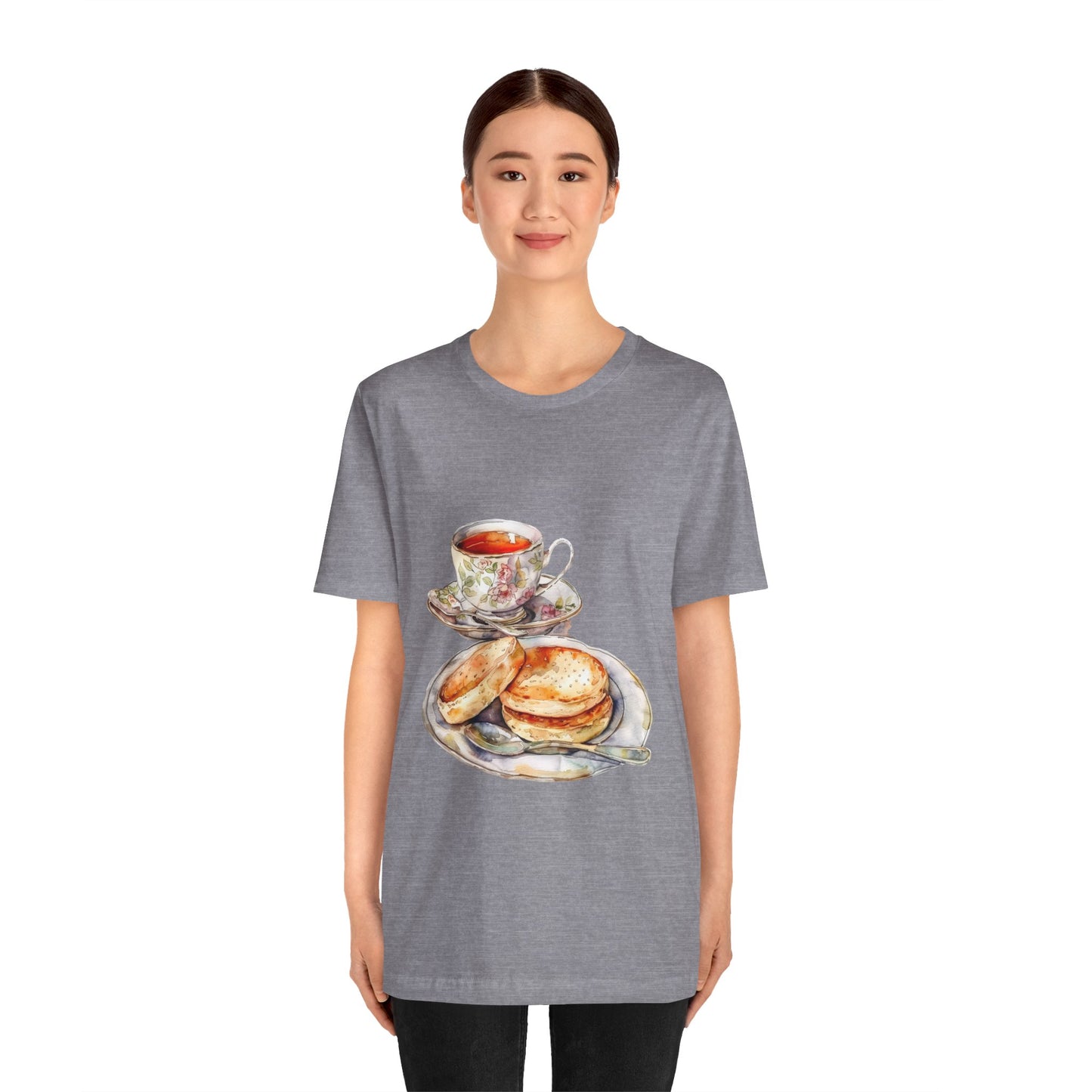 Unisex Jersey Short Sleeve Tee - A Taste of Tradition - Iconic British Cuisine