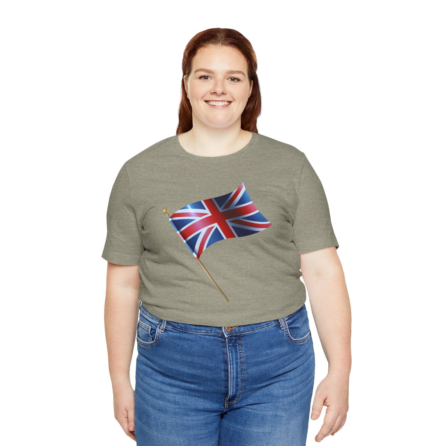 Unisex Jersey Short Sleeve Tee - Classic UK Flag Design - Union Jack Symbol