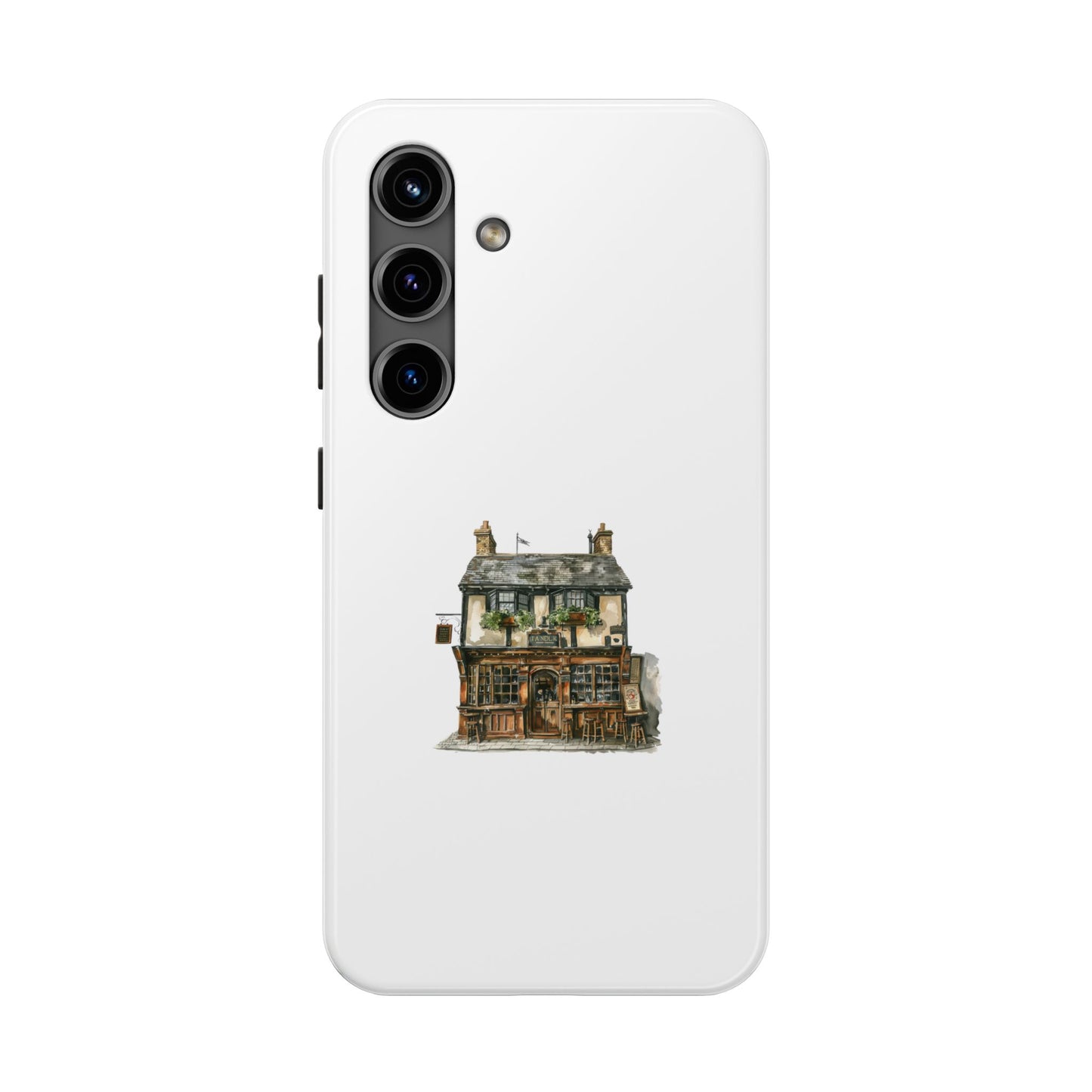 Charming Cottage Tough Phone Case - Durable Protection with Whimsical Design