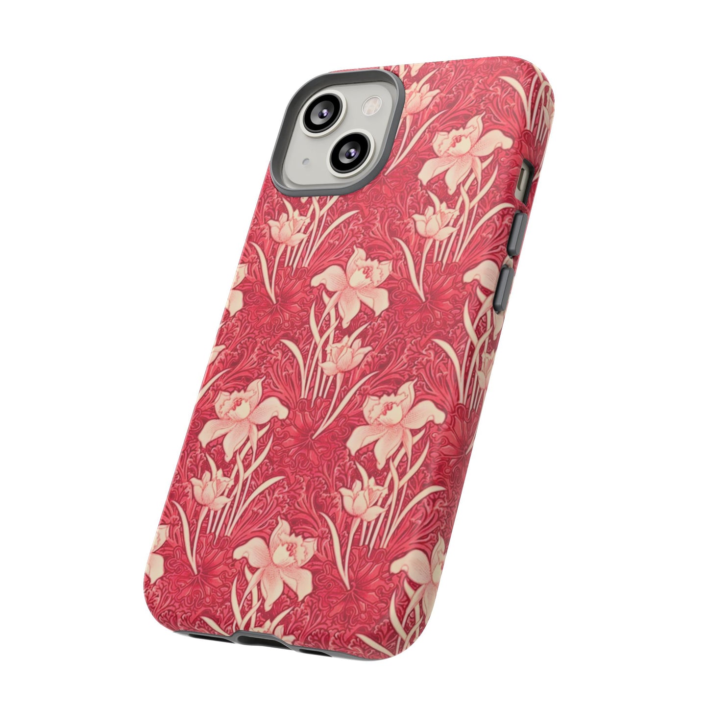 Floral Tough Phone Case - Durable, Stylish Accessory, Perfect Gift for Her, Floral Pattern, Customizable, Ideal for Daily Use