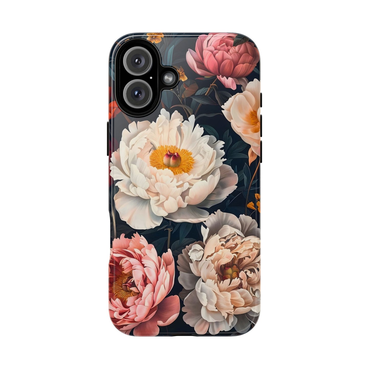 Floral Phone Case, Tough Phone Cover, Flower Design, Unique Gift for Her, Trendy Accessory, Spring Decor