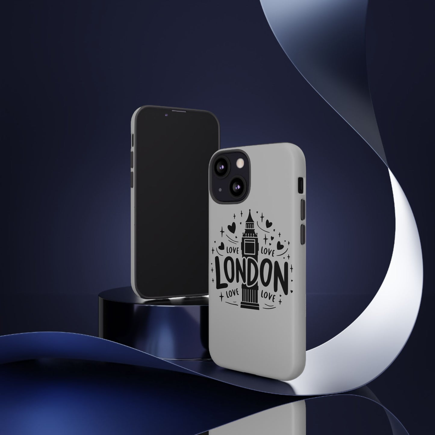 London Love Phone Case, Tough Cases, Stylish Phone Accessories, Unique Gift for Travelers, London Souvenir, Love Design