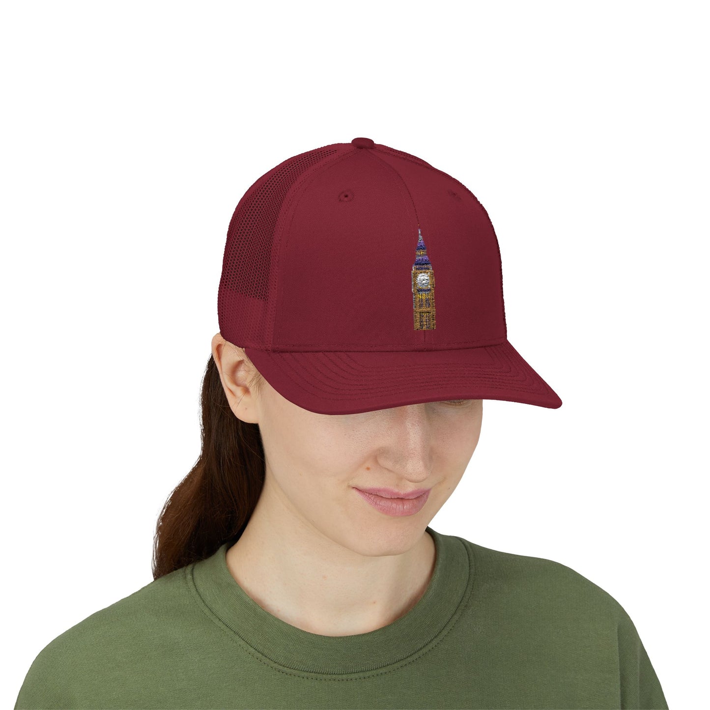 Sparkly Big Ben Snapback Trucker Cap | Trendy Hat, Festival Accessory, Perfect Gift, Travel Souvenir, Stylish Headwear