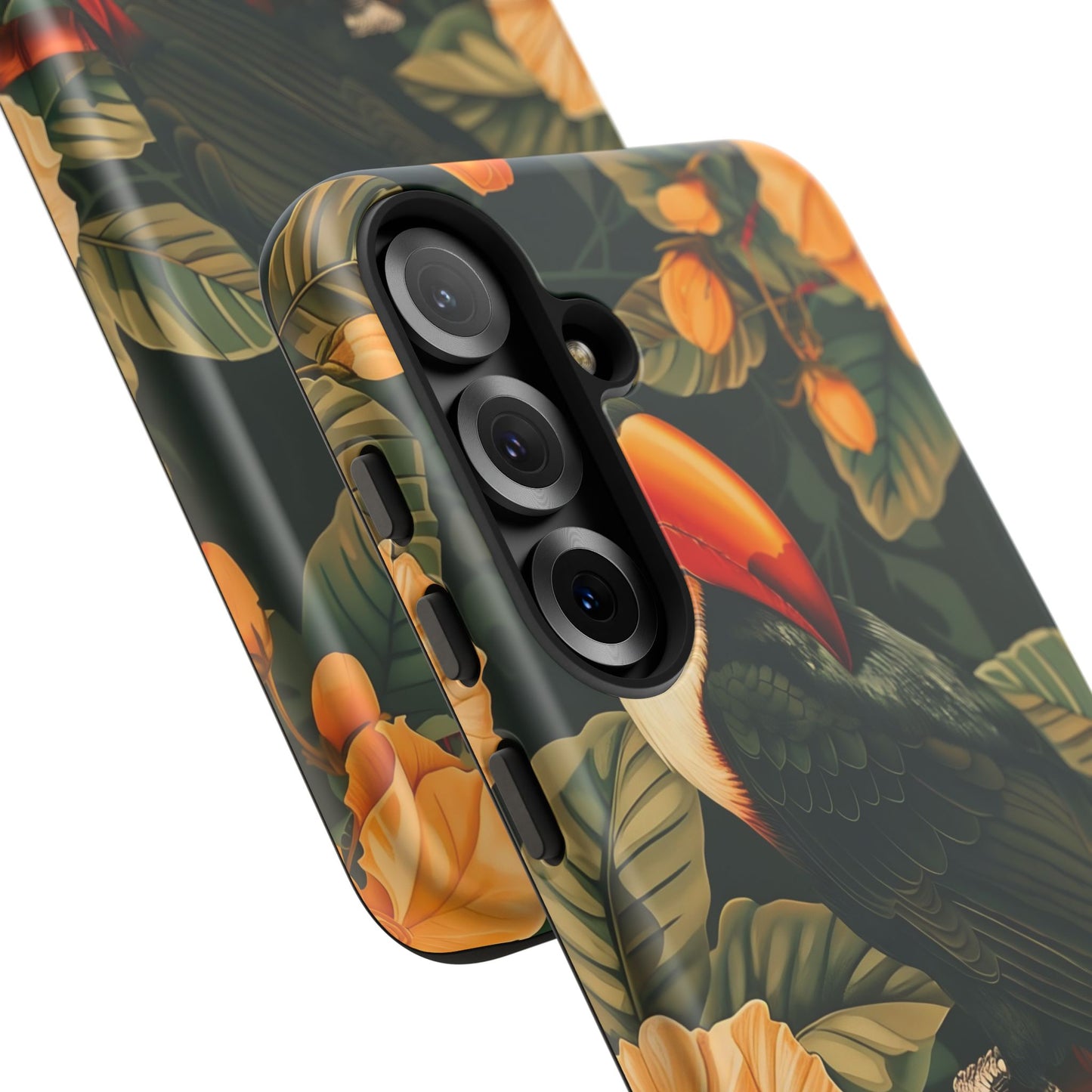 Tropical Toucan Phone Case, Exotic Bird Cover, Nature Lover Gift, Eco-Friendly Design, Customizable Tech Accessory