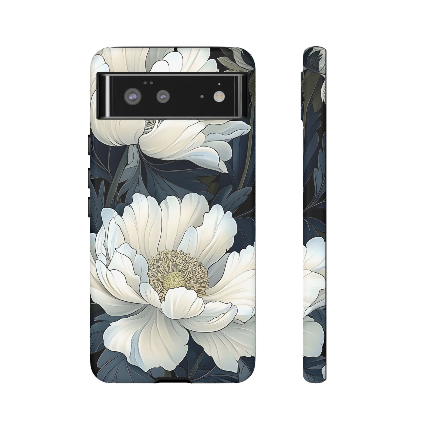 Elegant Floral Phone Case, Floral iPhone Cover, Flower Art Phone Case, Eco-Friendly Mobile Protection, Tough & Stylish Phone Case