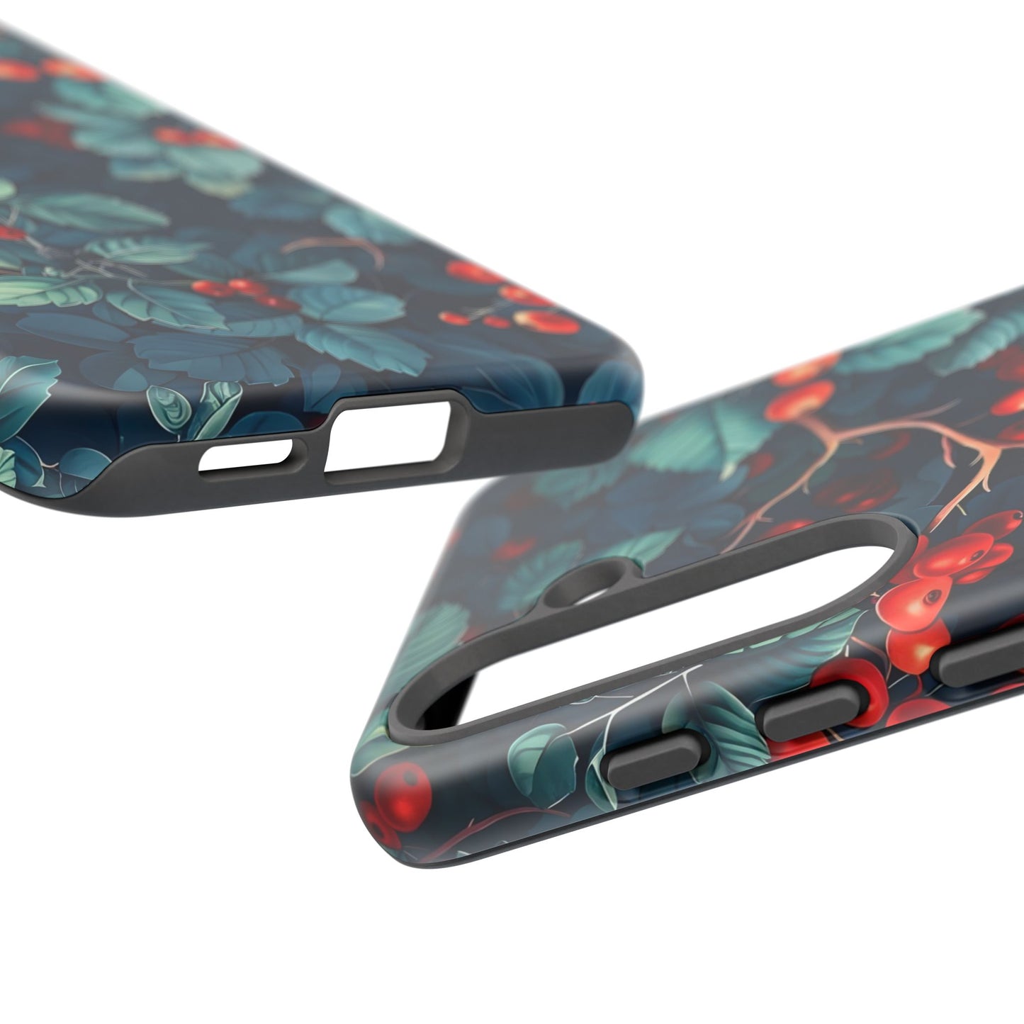Berry Blossom Phone Case - Nature Lover's Gift, Floral Design, Cute Accessory for Spring, Unique Tech Cover, Perfect for Holidays