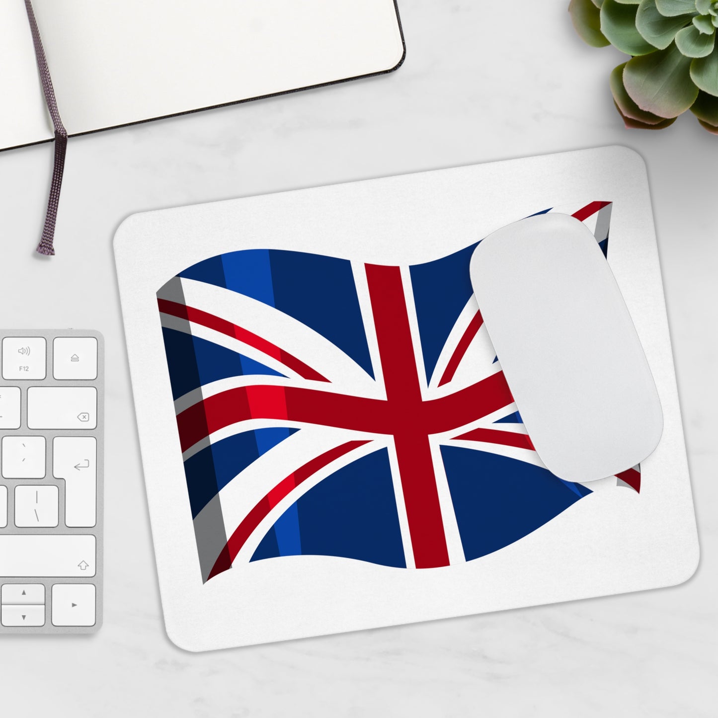 Union Jack Mouse Pad, British Flag Desk Mat, Gaming Mousepad, Unique Office Decor, Gift for UK Lovers, Home Office Essentials