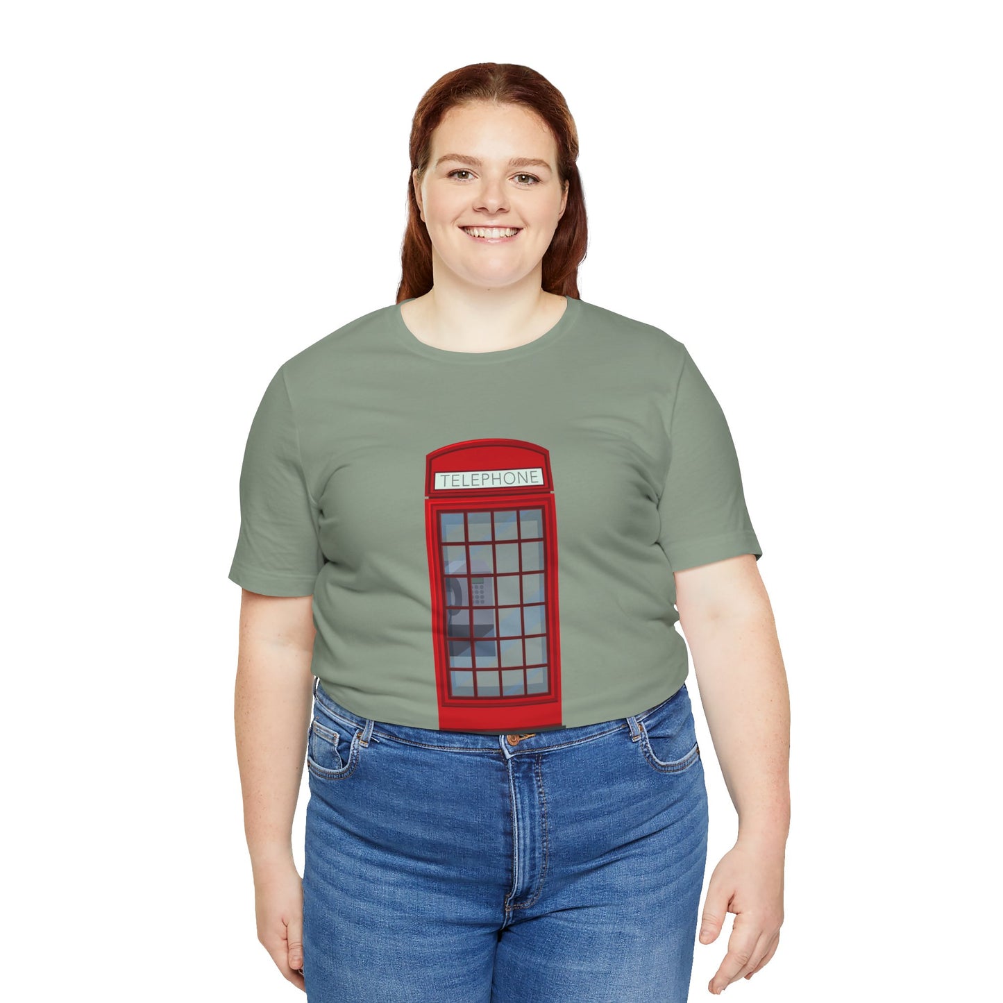 Unisex Jersey Short Sleeve Tee - British Public Telephone