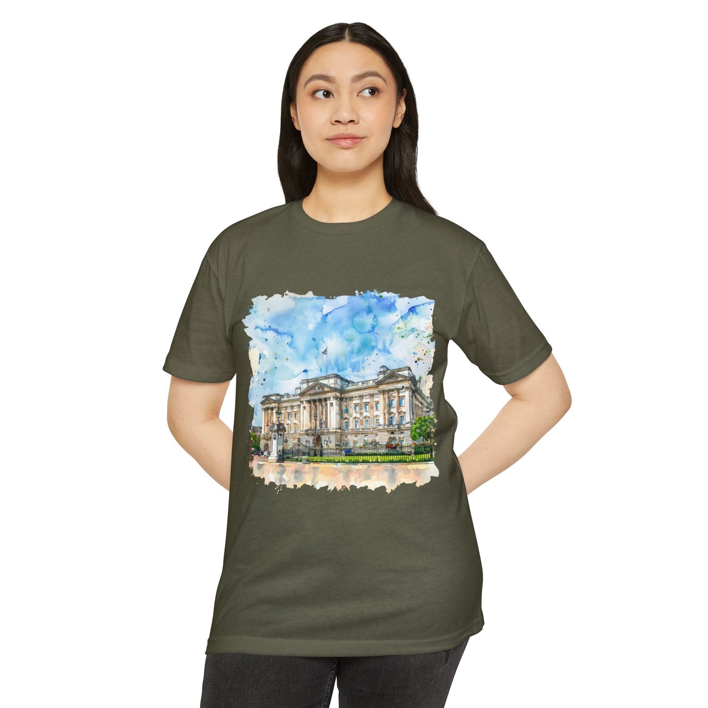 Unisex CVC Jersey T-shirt - England Aesthetics - Embracing Classic British Charm and Style