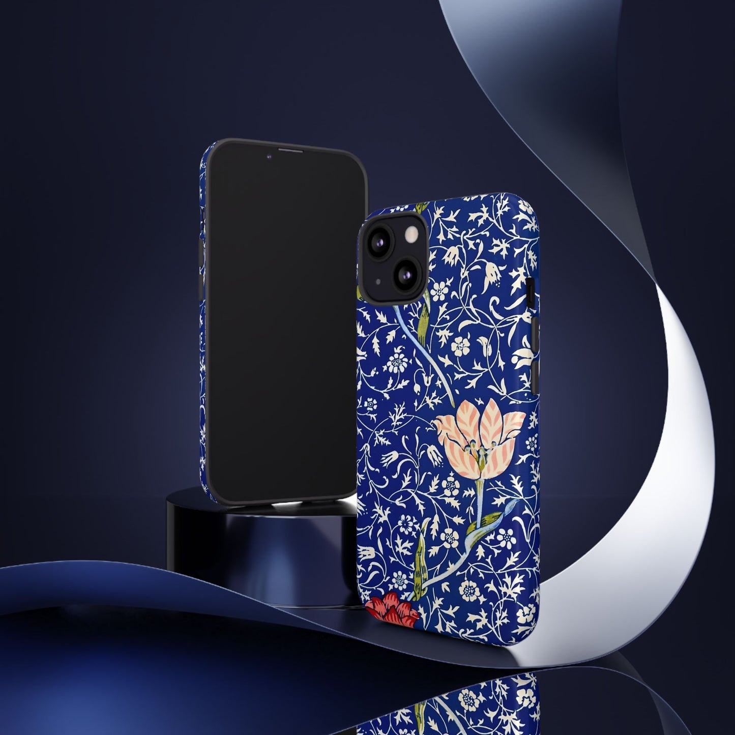 Floral Phone Case, Unique Tough Phone Cover, Gift for Her, Spring Decor, Durable Protective Case, Elegant Floral Design