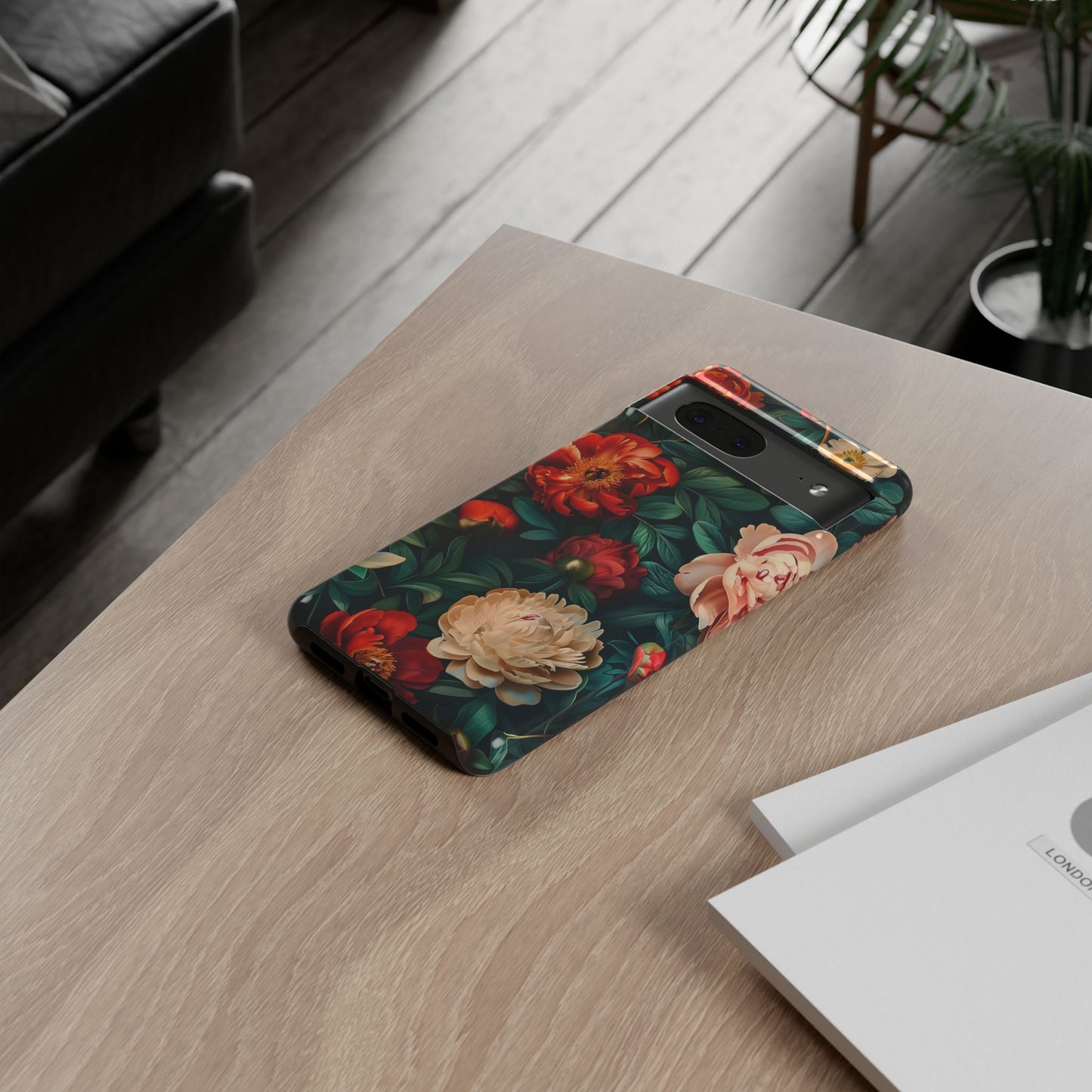Floral Phone Case - Tough Cases, Vibrant Protection, Gift for Her, Cute Floral Design, Trendy Accessory, Perfect for Spring