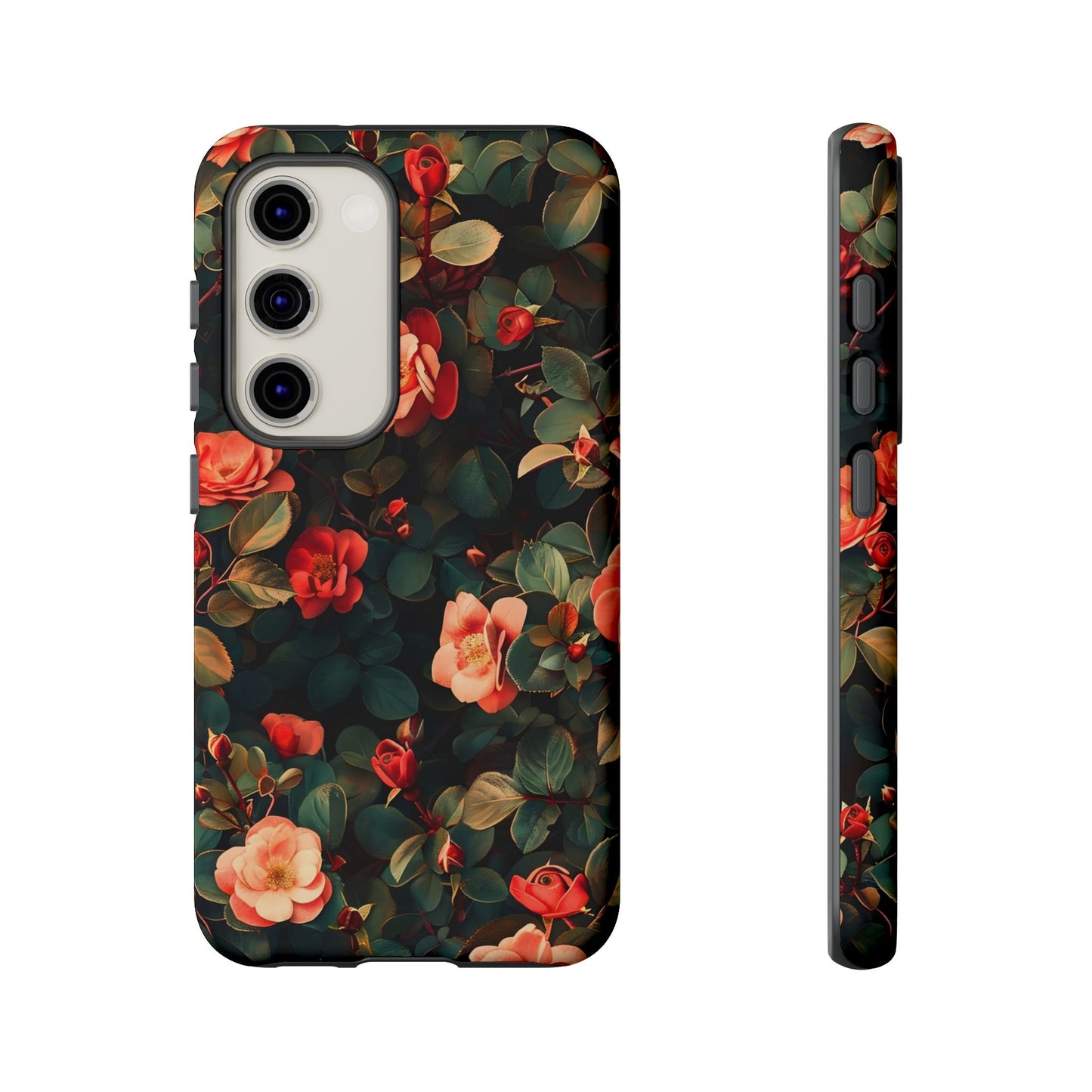Floral Phone Case - Elegant Floral Design, Tough Protective Case, Perfect Gift for Her, Trendy Phone Accessories, Mother’s Day, Birthday