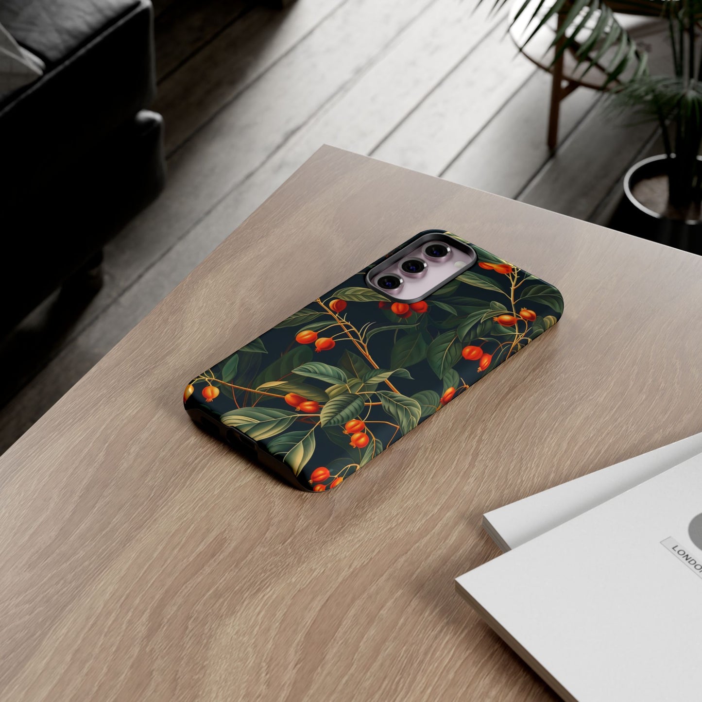 Tough Cases, Floral Phone Case, Nature-Inspired Tech, Unique Gift, Phone Accessory, Botanical Design, Fall Vibes