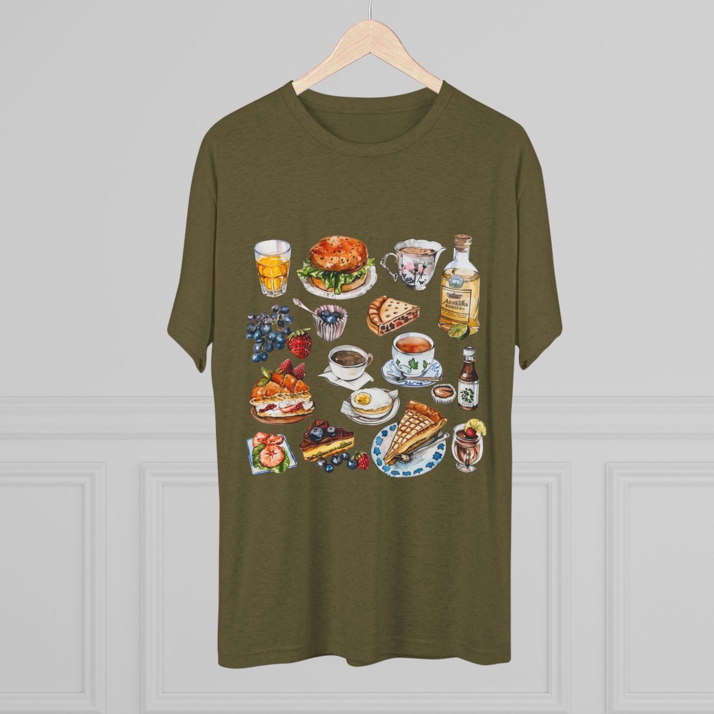 Vintage England Cozy Unisex Tri-Blend Crew Tee