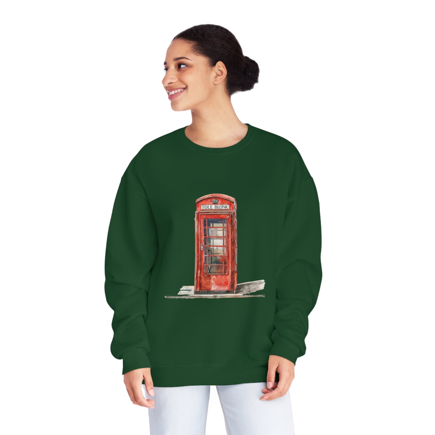 Unisex NuBlend® Crewneck Sweatshirt - Iconic British Public Telephone
