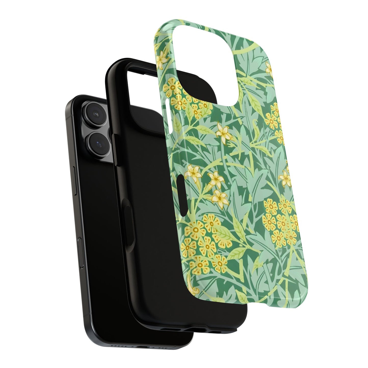 Tough Cases Organic Floral Phone Case, Stylish iPhone Cover, Eco-Friendly Gift, Nature Lover Accessory, Spring Decor, Unique Phone Protector