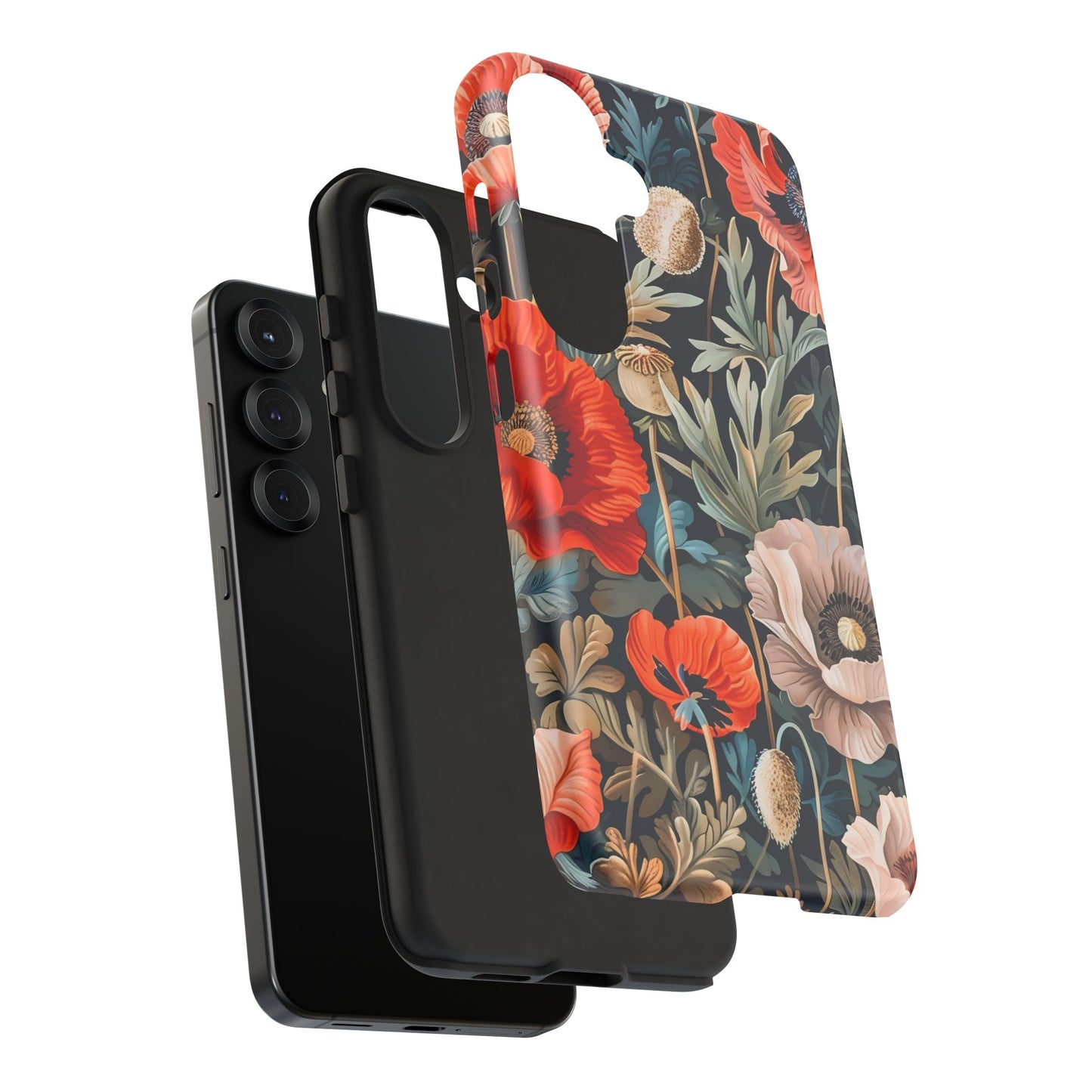 Floral Phone Case - Tough Cases, Flower Design, Chic Tech Accessories, Stylish Gifts, Unique Phone Protectors