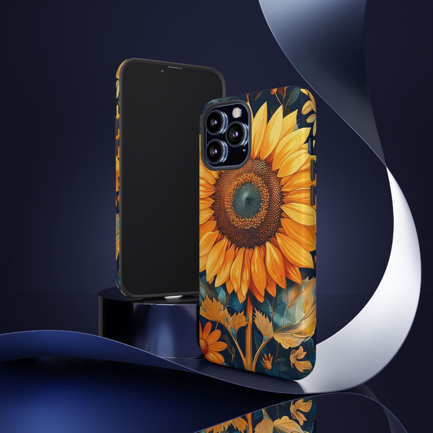 Sunflower Phone Case - Floral Design for Nature Lovers, Cute Spring Accessory, Gift for Her, Eco-Friendly Cover