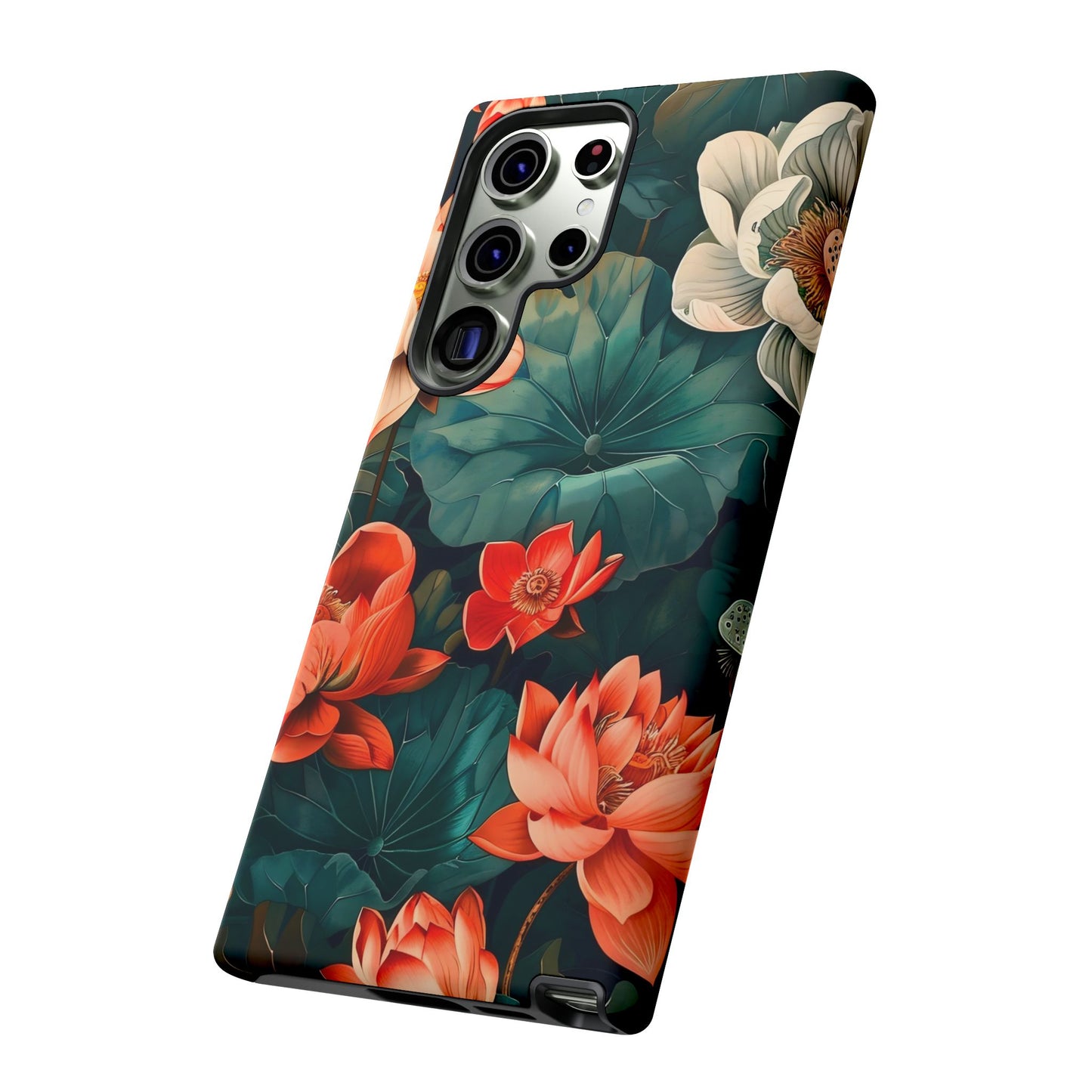 Flower Phone Case, Floral Phone Cover, Tough Case for Floral Lovers, Gift for Her, Stylish Tech Accessories
