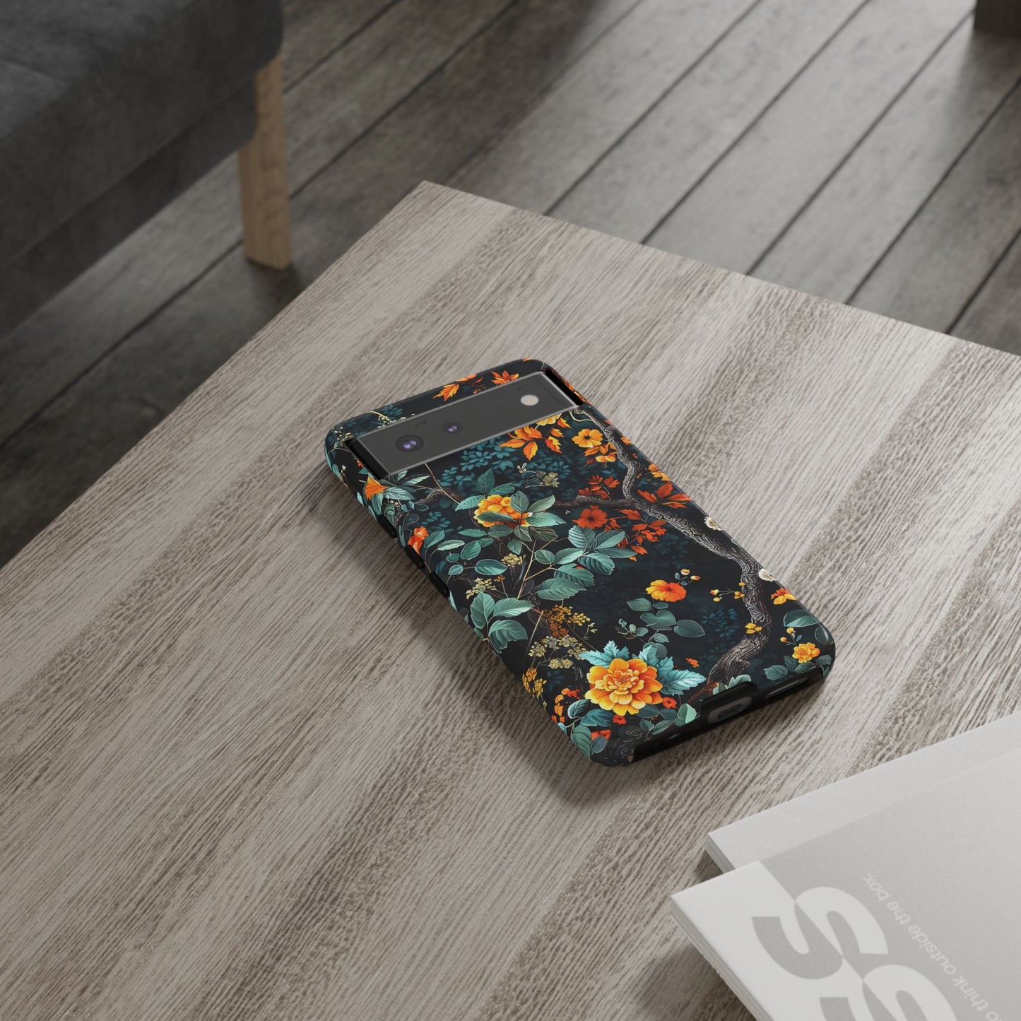 Floral Phone Case | Tough Cases, Protective Cover, Gift for Her, Autumn Vibes, Floral Phone Accessory, Unique Design
