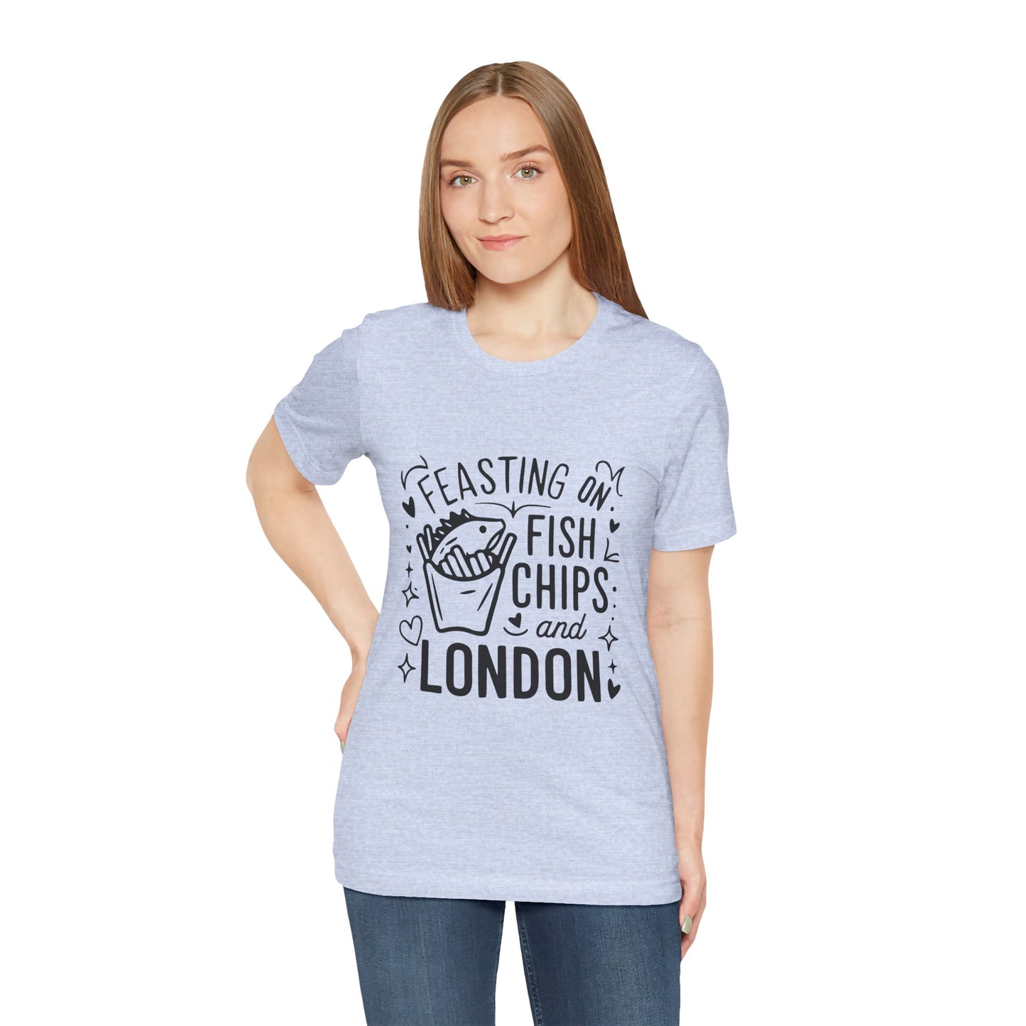 Unisex Jersey Short Sleeve Tee - Fsih Chips and London