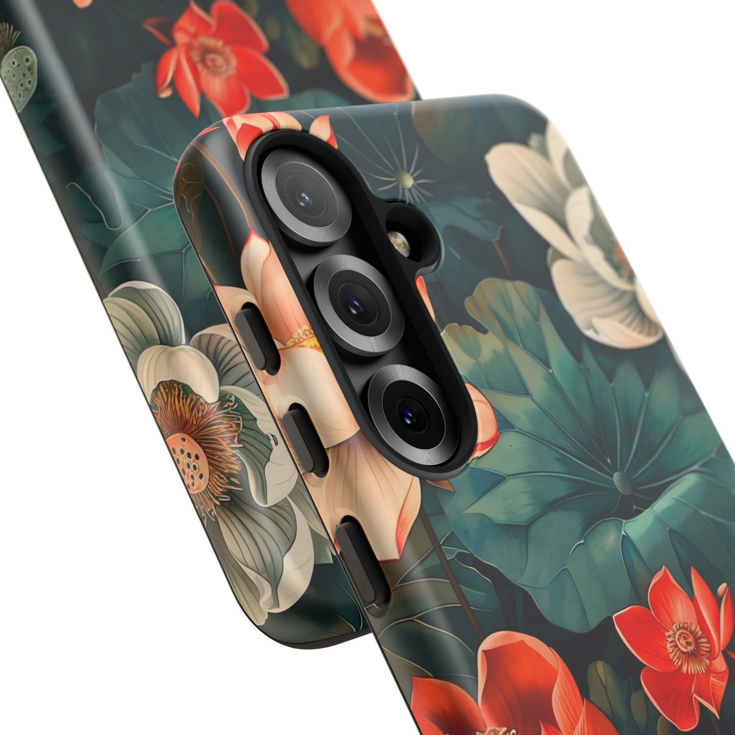 Flower Phone Case, Floral Phone Cover, Tough Case for Floral Lovers, Gift for Her, Stylish Tech Accessories