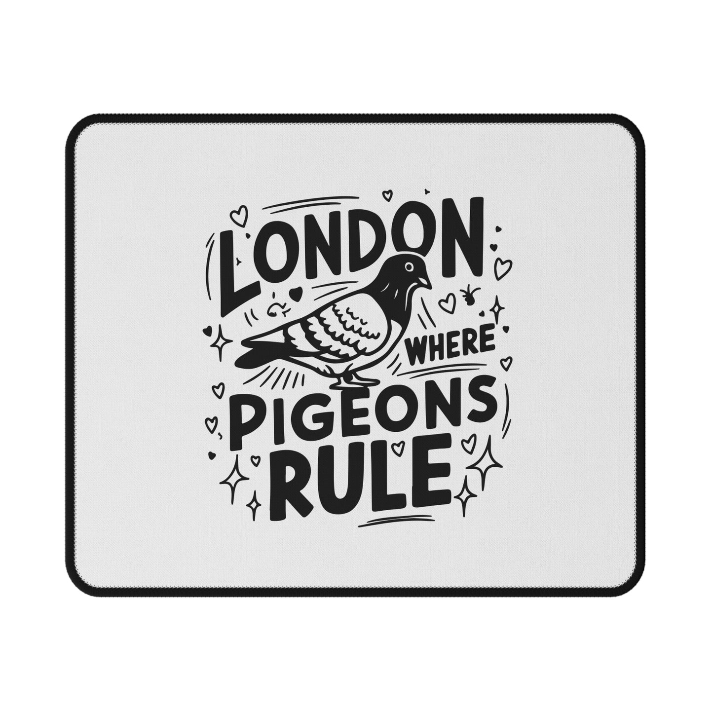 London Pigeons Gaming Mouse Pad | Non-Slip Desk Accessory | Perfect for Gamers & Bird Lovers, Gift for Birthdays, Holidays, Home Office