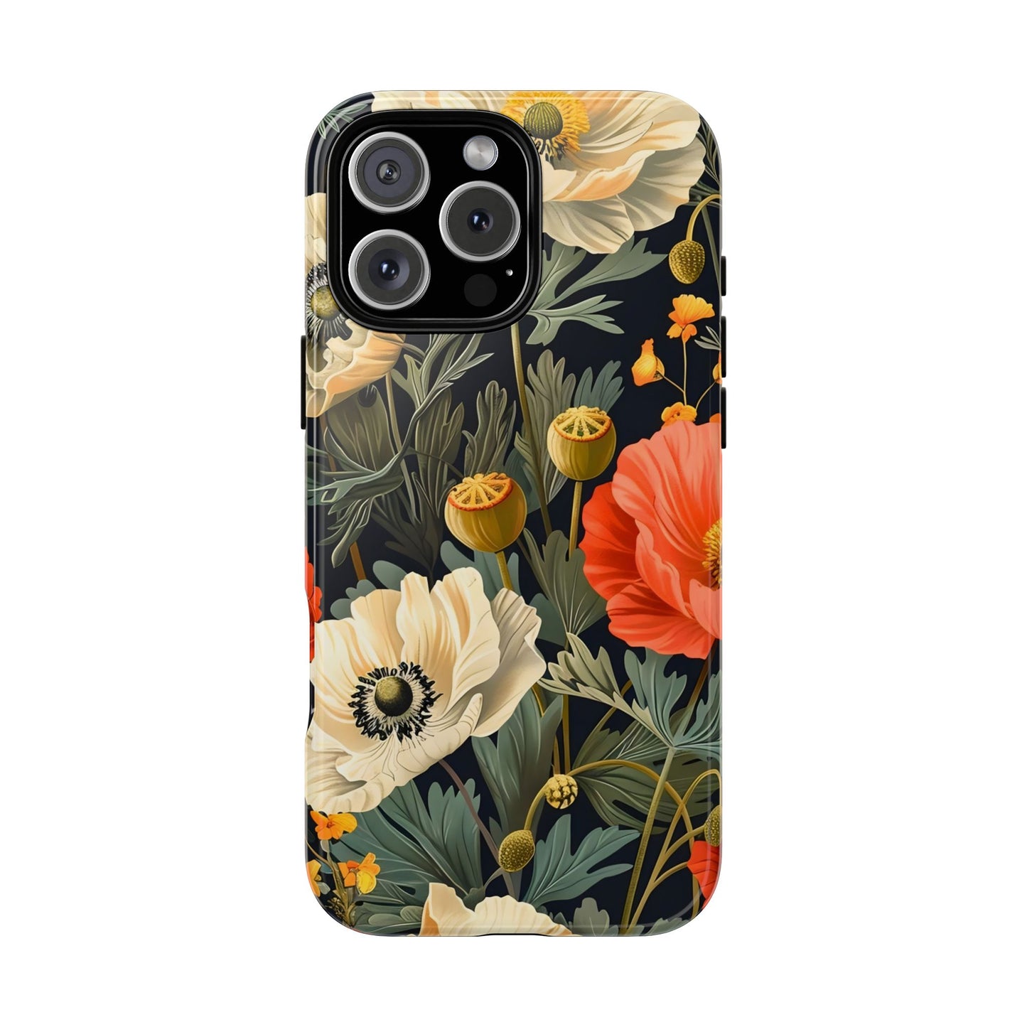 Floral Phone Case - Tough Cases with Vibrant Garden Design, Phone Accessory, Gift for Her, Spring Style, Nature Lover