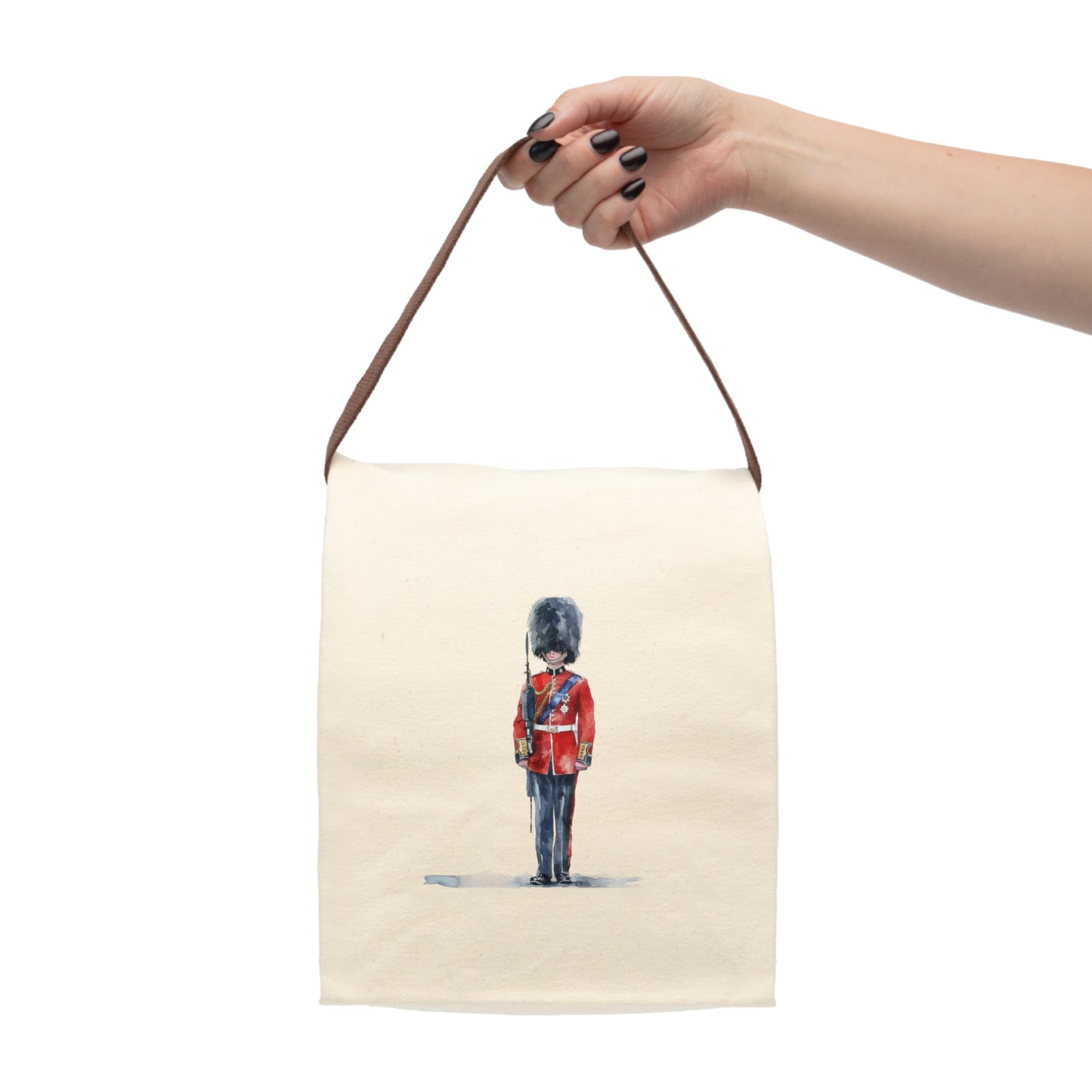 The Sentinel Canvas Lunch Bag With Strap