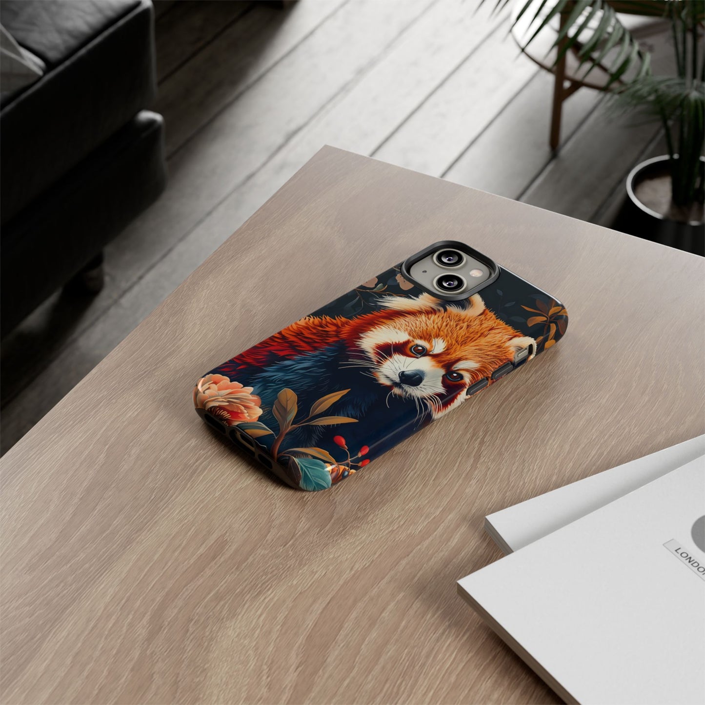 Cute Red Panda Phone Case, Wildlife Lover Gift, Tough Cases for iPhone, Nature-Themed Phone Cover, Animal Art Shell, Cute Tech Accessories