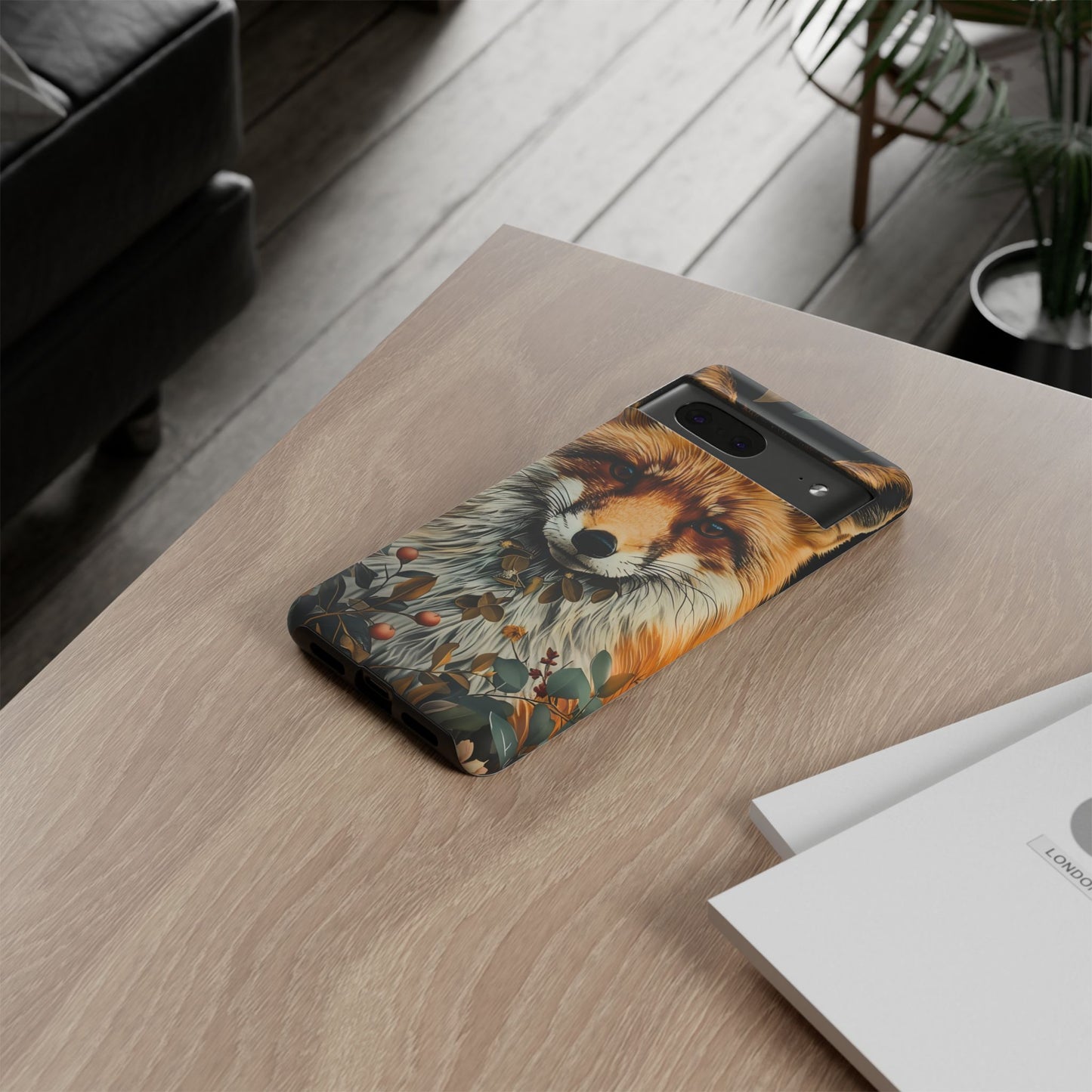 Fox Design Tough Phone Case - Nature Lover's Gift, Wildlife Accessory, Stylish Protection, Eco-Friendly Mobile Cover