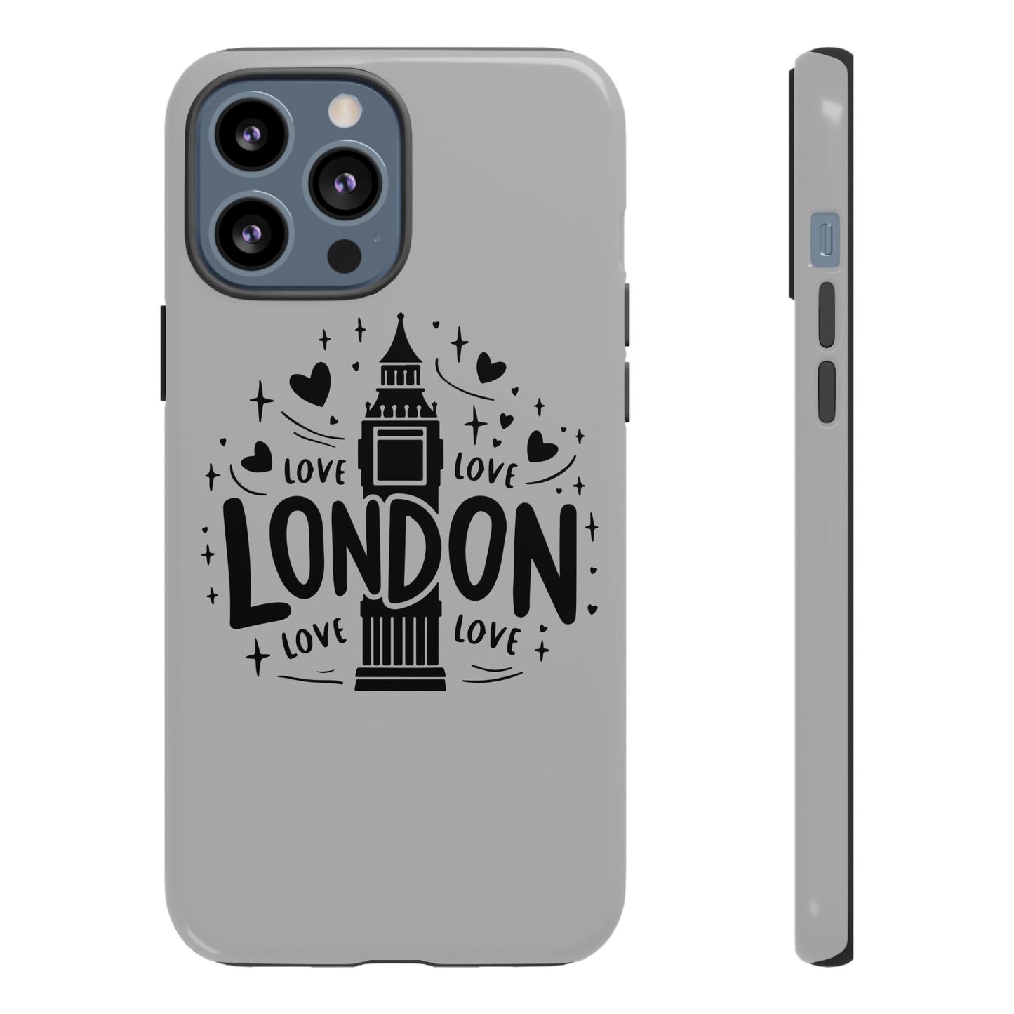London Love Phone Case, Tough Cases, Stylish Phone Accessories, Unique Gift for Travelers, London Souvenir, Love Design