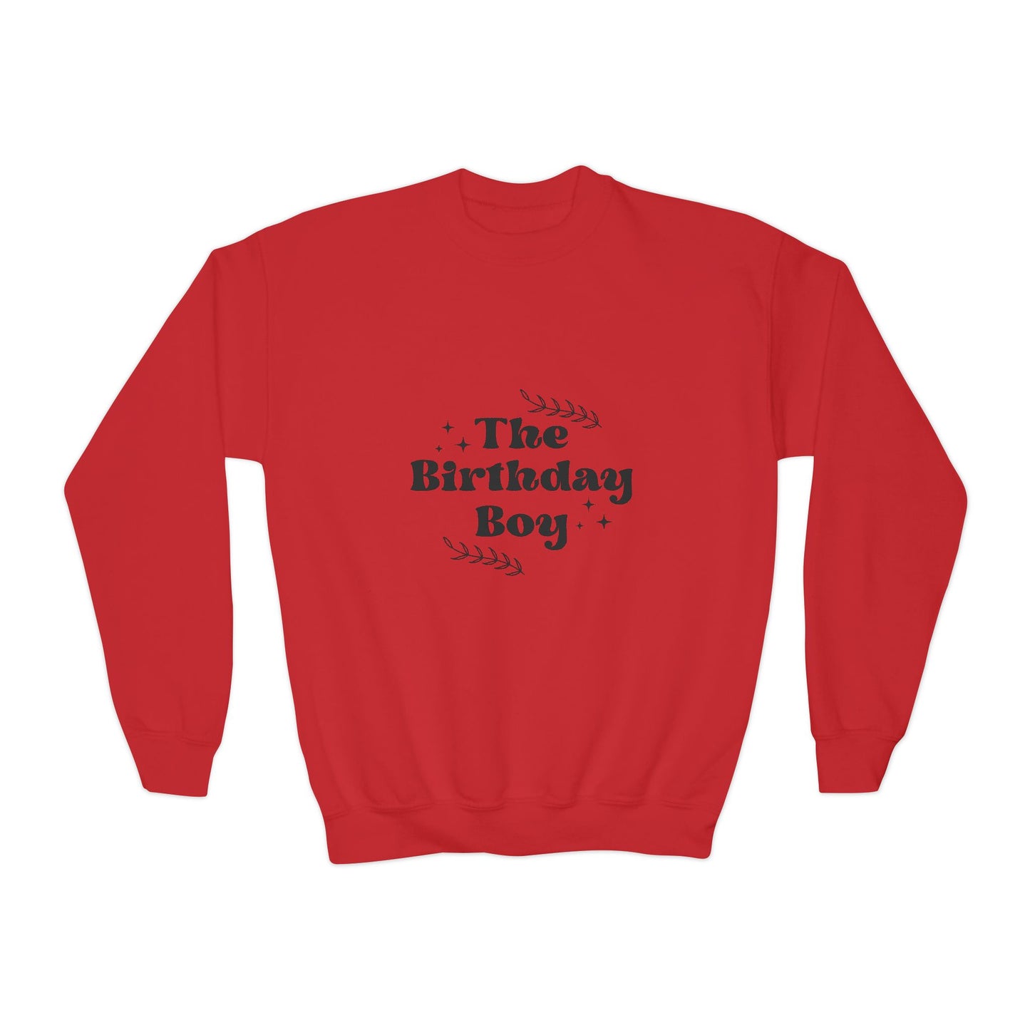 Birthday Boy Youth Crewneck Sweatshirt | Fun Celebration Gift