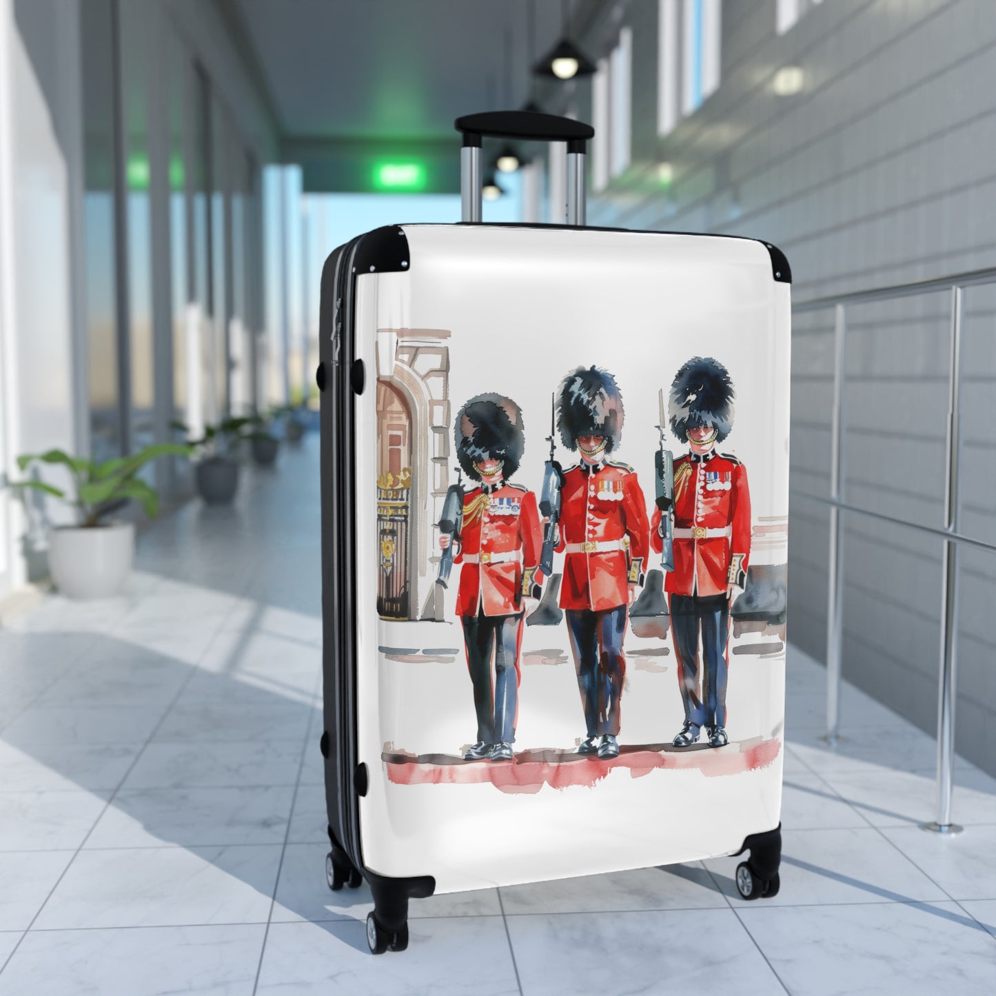 Queen’s Guard Duo Art Suitcase