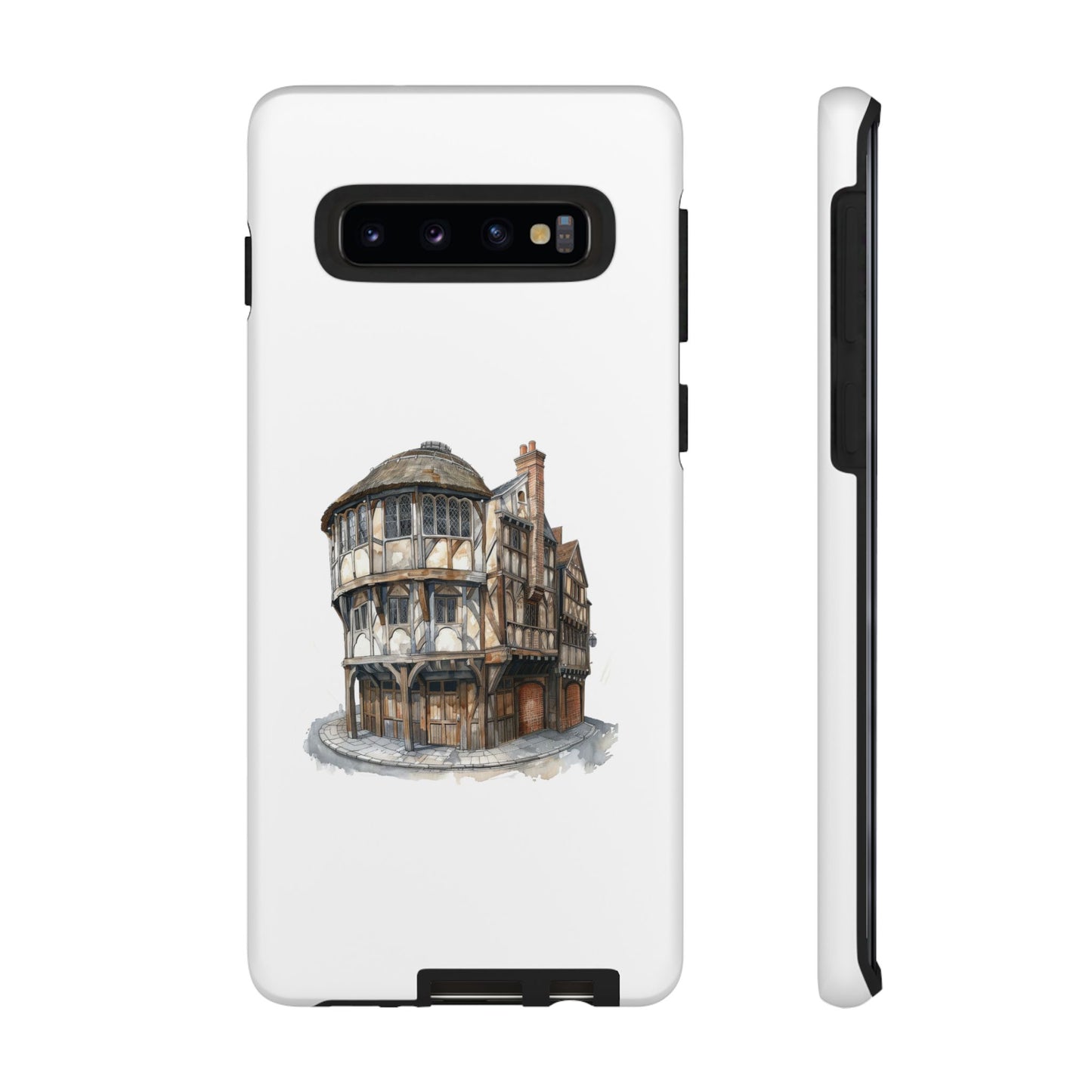 Artistic Phone Case - Tough Cases with Historic Building Design