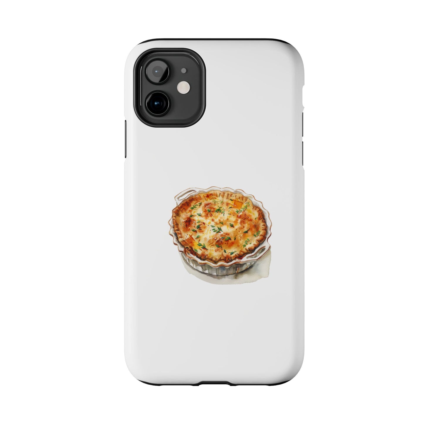 Cute Quiche Phone Case - Tough Protection for Food Lovers