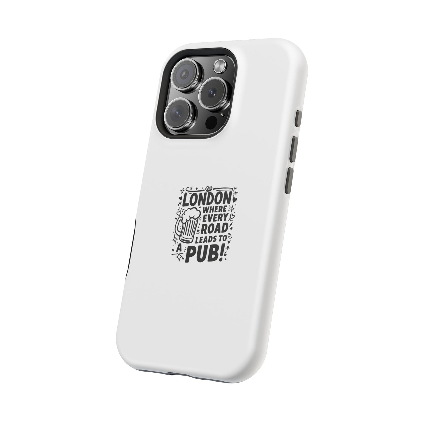 London Pub Themed Magnetic Tough Case - Perfect for Beer Lovers and Travelers