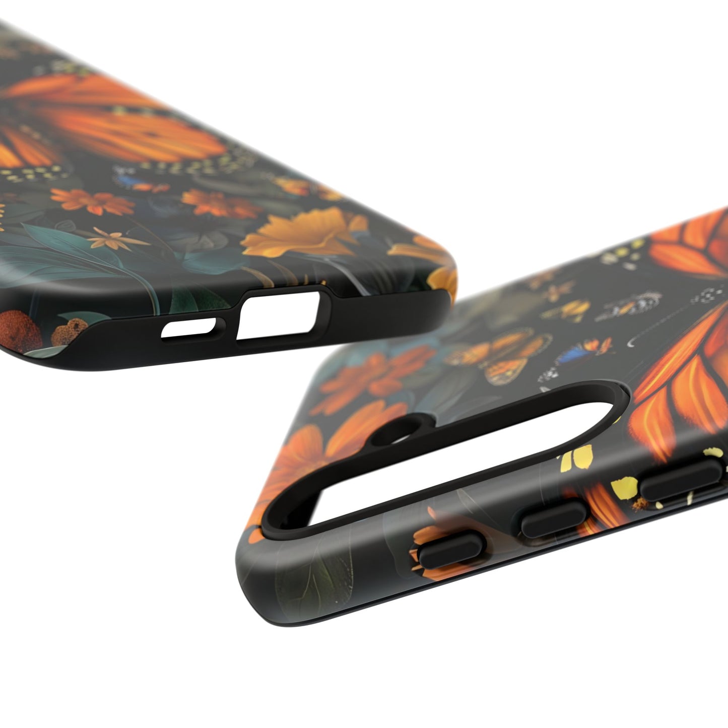 Monarch Butterfly Phone Case, Tough Cases, Nature Lover Gift, Floral Mobile Cover, Eco-Friendly Phone Accessory, Butterfly Design