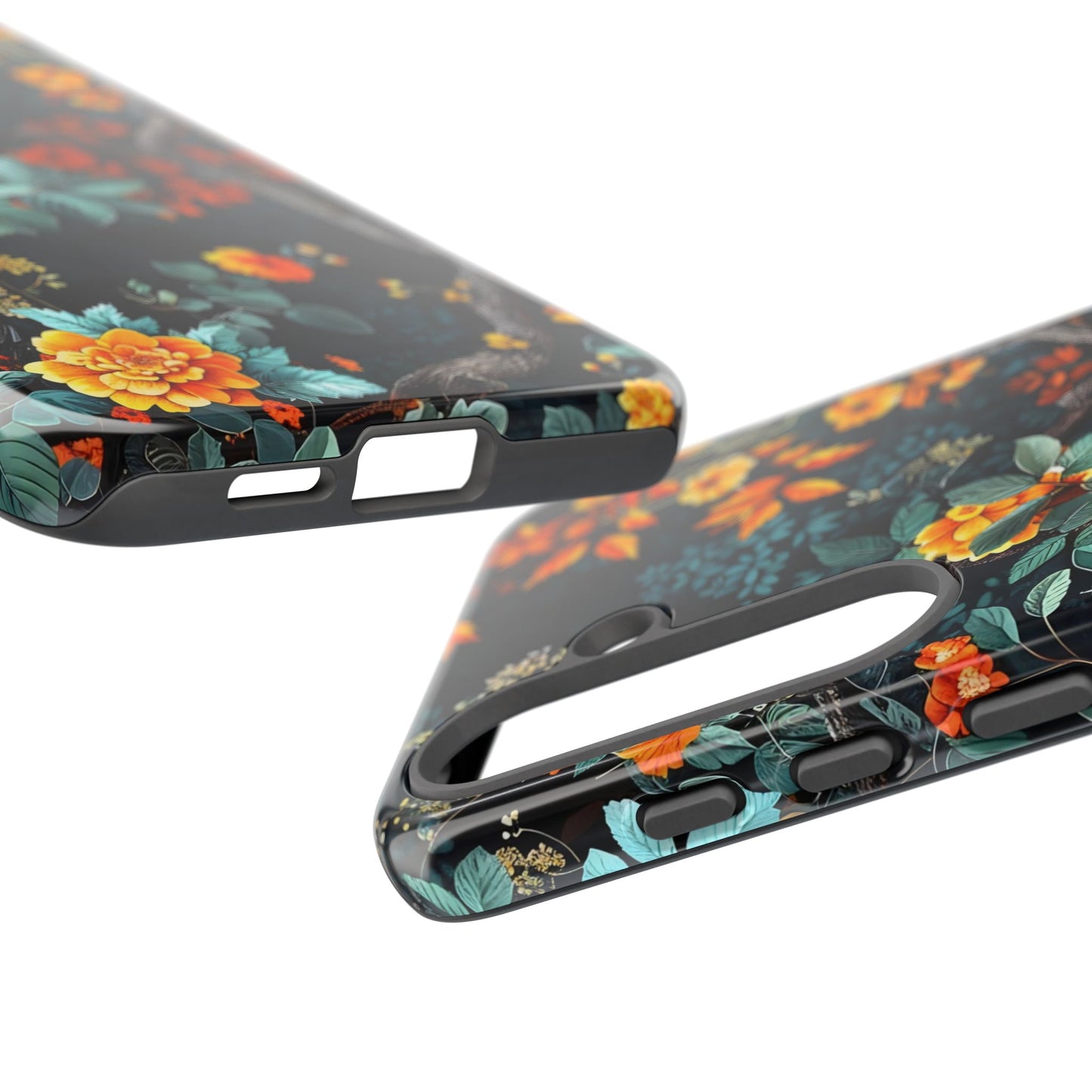 Floral Phone Case | Tough Cases, Protective Cover, Gift for Her, Autumn Vibes, Floral Phone Accessory, Unique Design