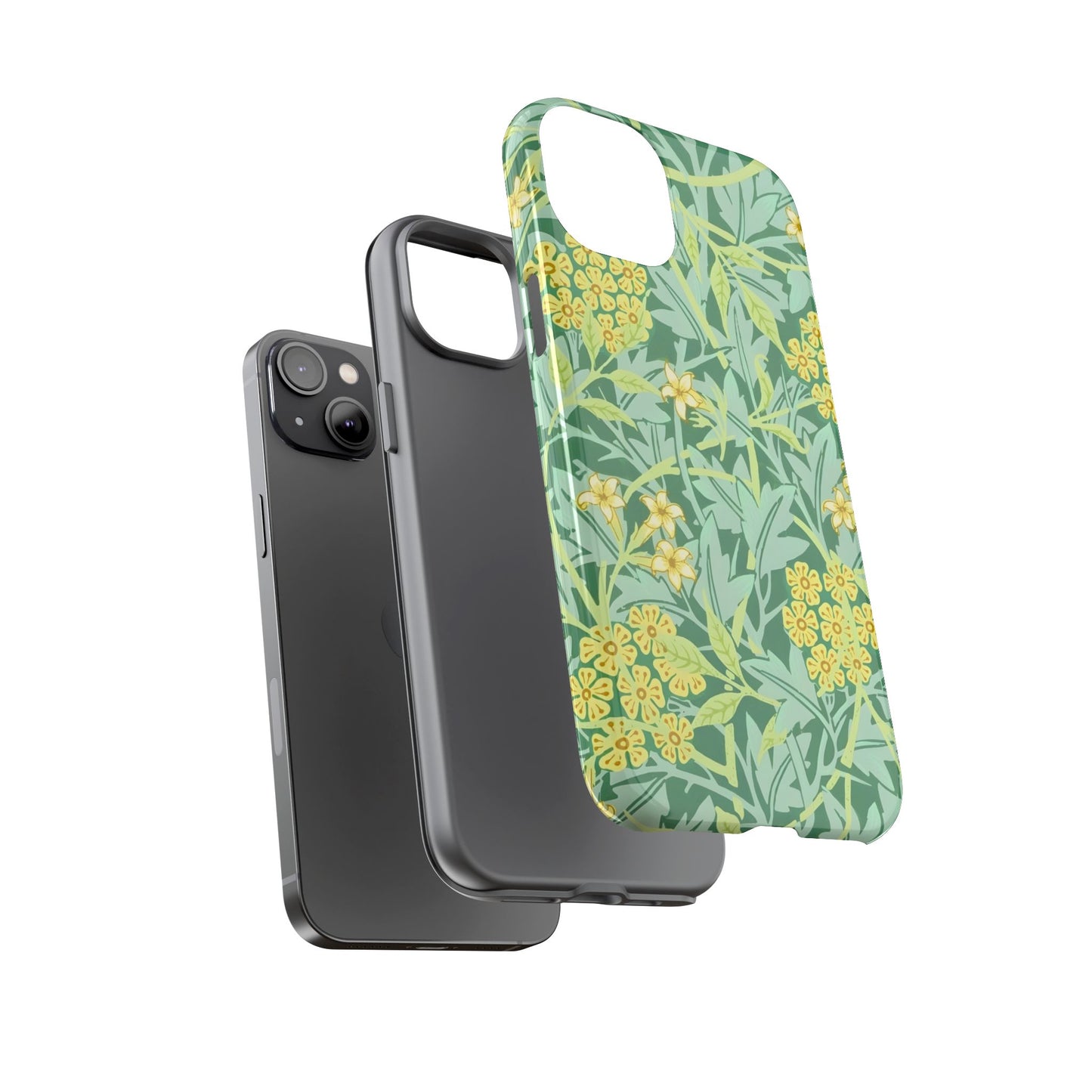 Tough Cases Organic Floral Phone Case, Stylish iPhone Cover, Eco-Friendly Gift, Nature Lover Accessory, Spring Decor, Unique Phone Protector