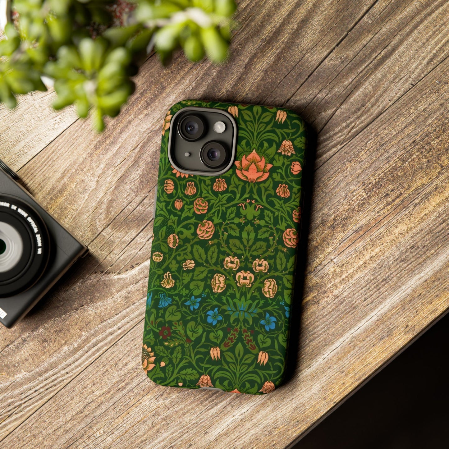 Crimson Leaf Whirl – Phone Case - Tough Cases